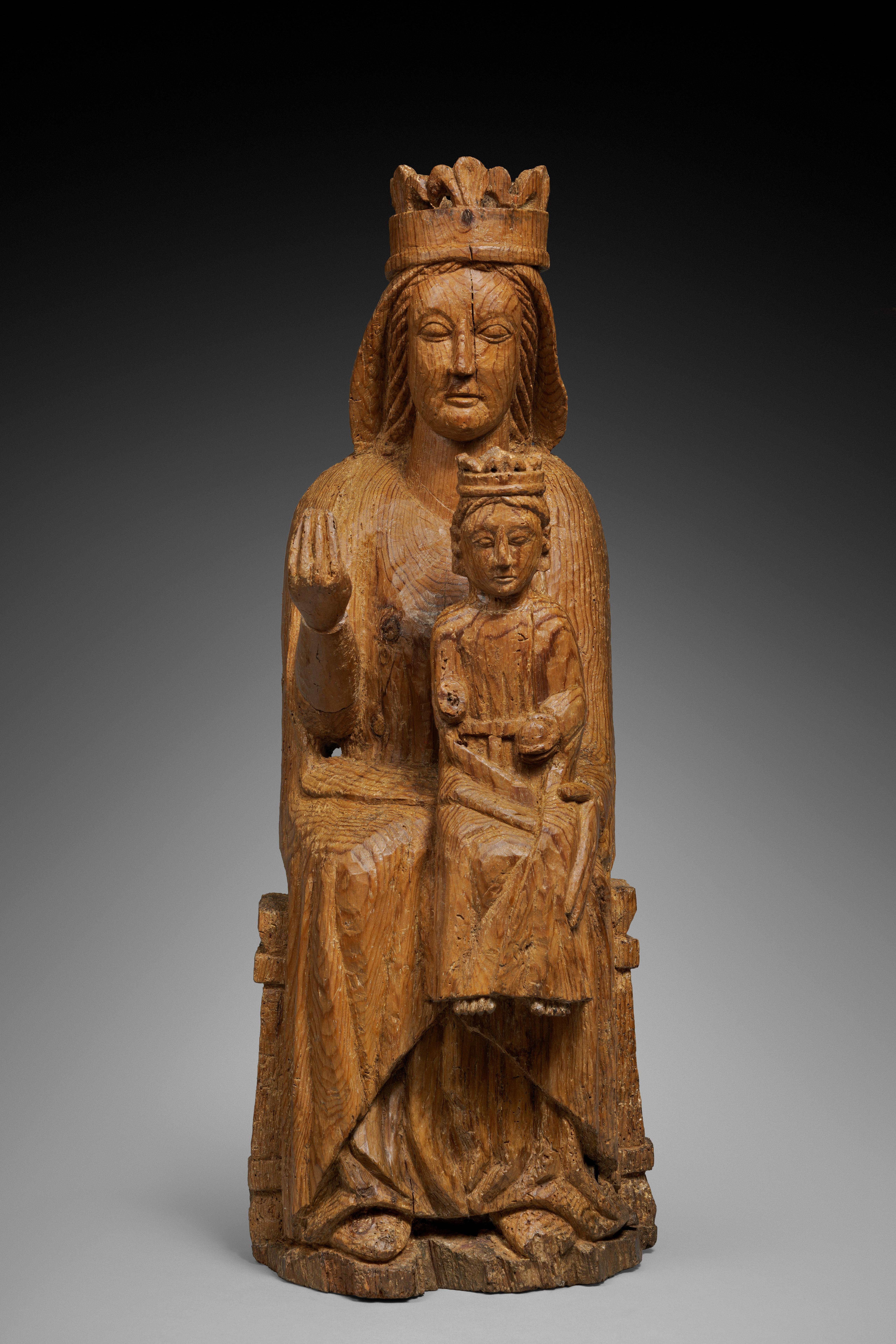 18th Century and Earlier Virgin and Child in Majesty, also known as 