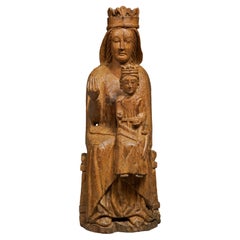 Antique Virgin and Child in Majesty, also known as "Sedes Sapientae"