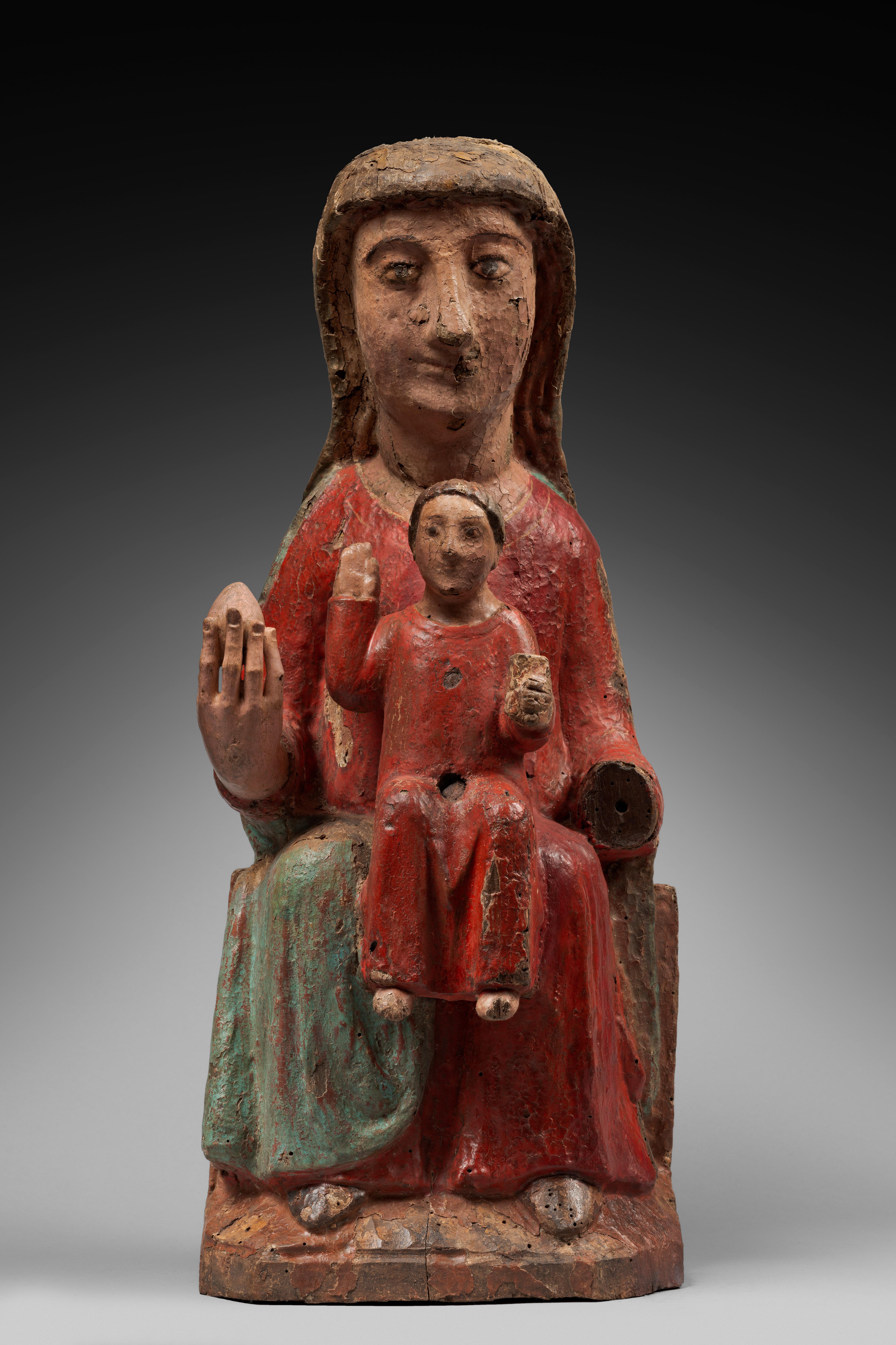 Virgin and Child in Majesty In Fair Condition In Saint-Ouen, FR