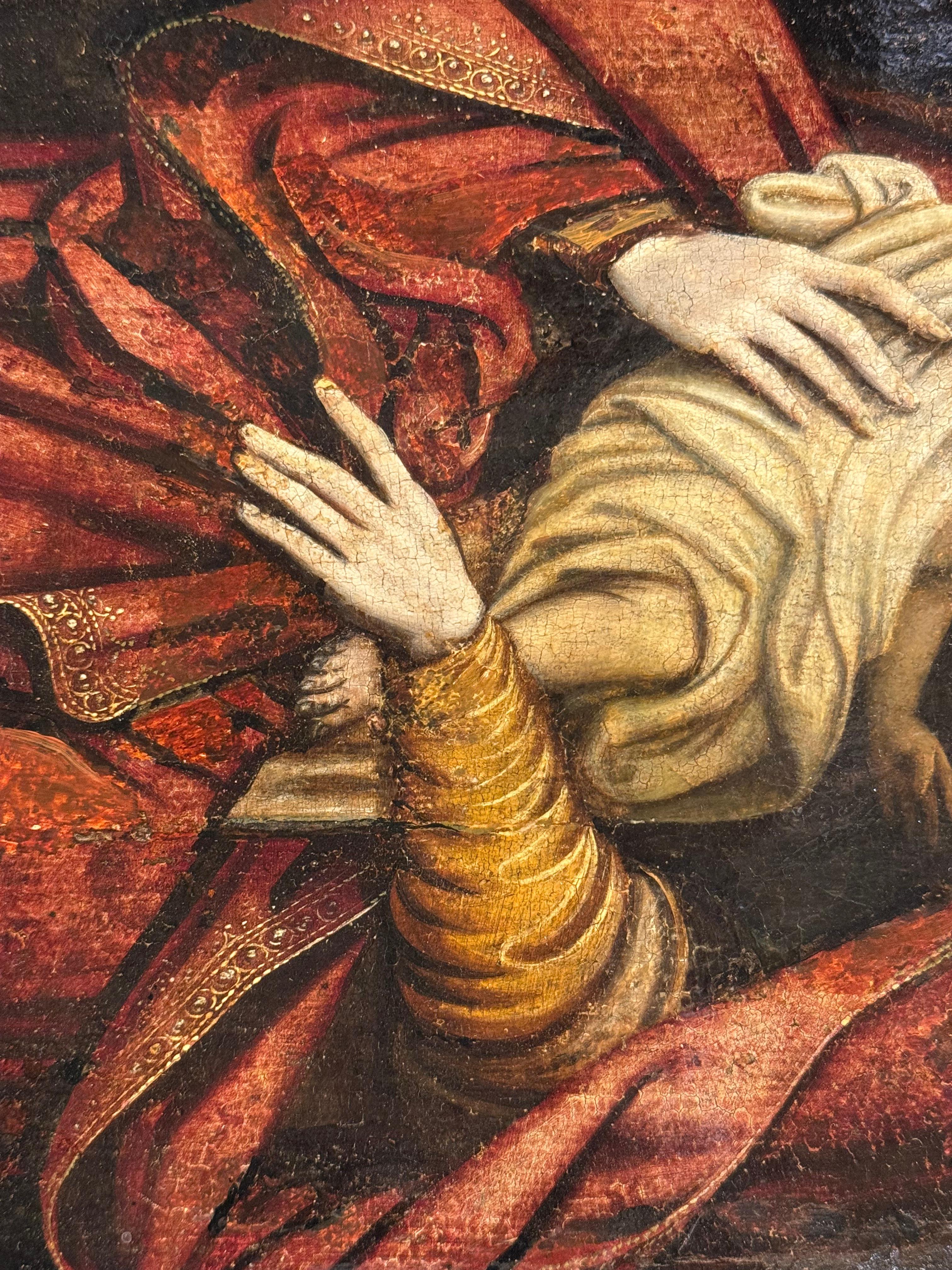 Jungfrau mit Kind, Nordfrankreich oder Flandern, Anfang 17. Jahrhundert. (Französisch) im Angebot