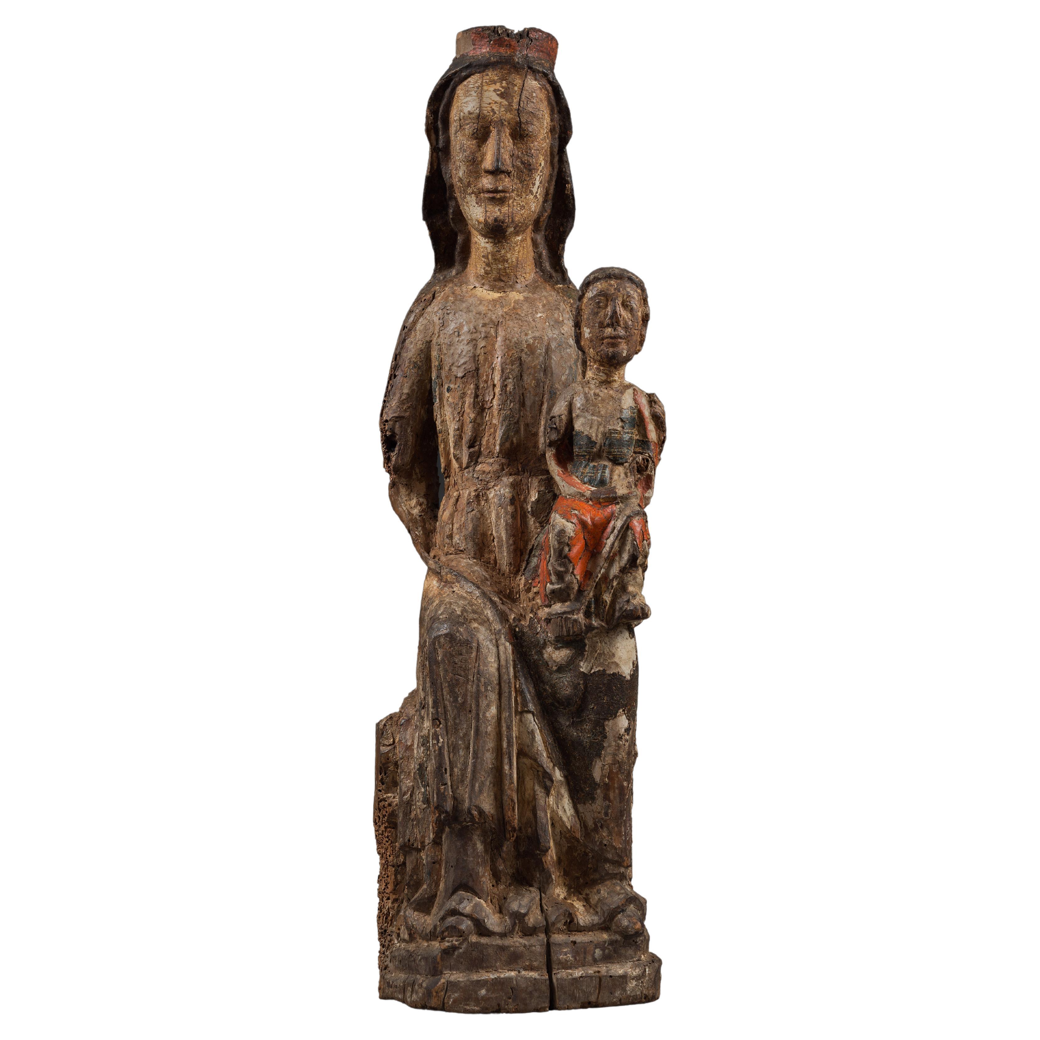 Virgin and Child "Sedes Sapientiae", Seat of Holy Wisdom For Sale