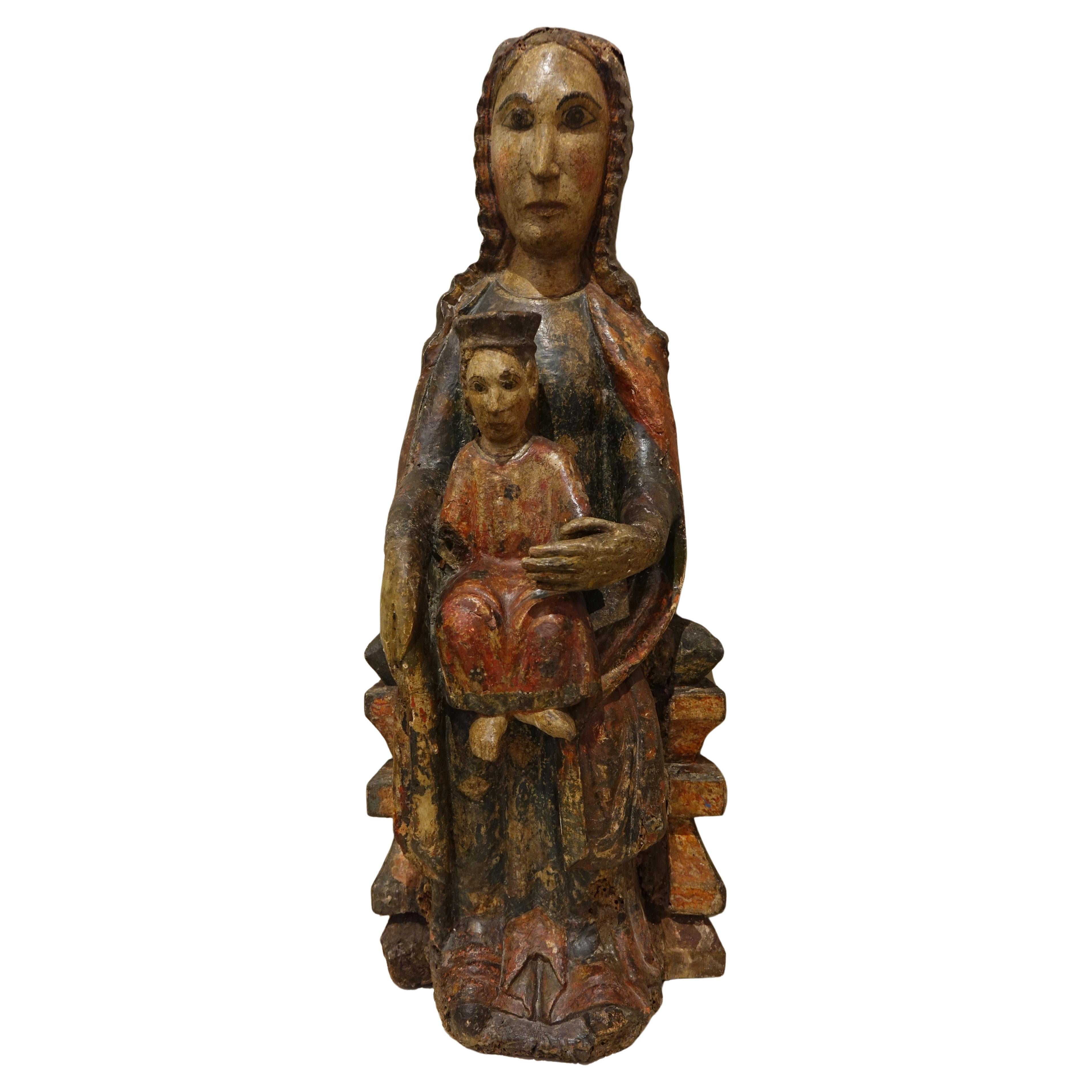 VIrgin and Child “Sedes Sapientiae" Seat of Holy Wisdom For Sale
