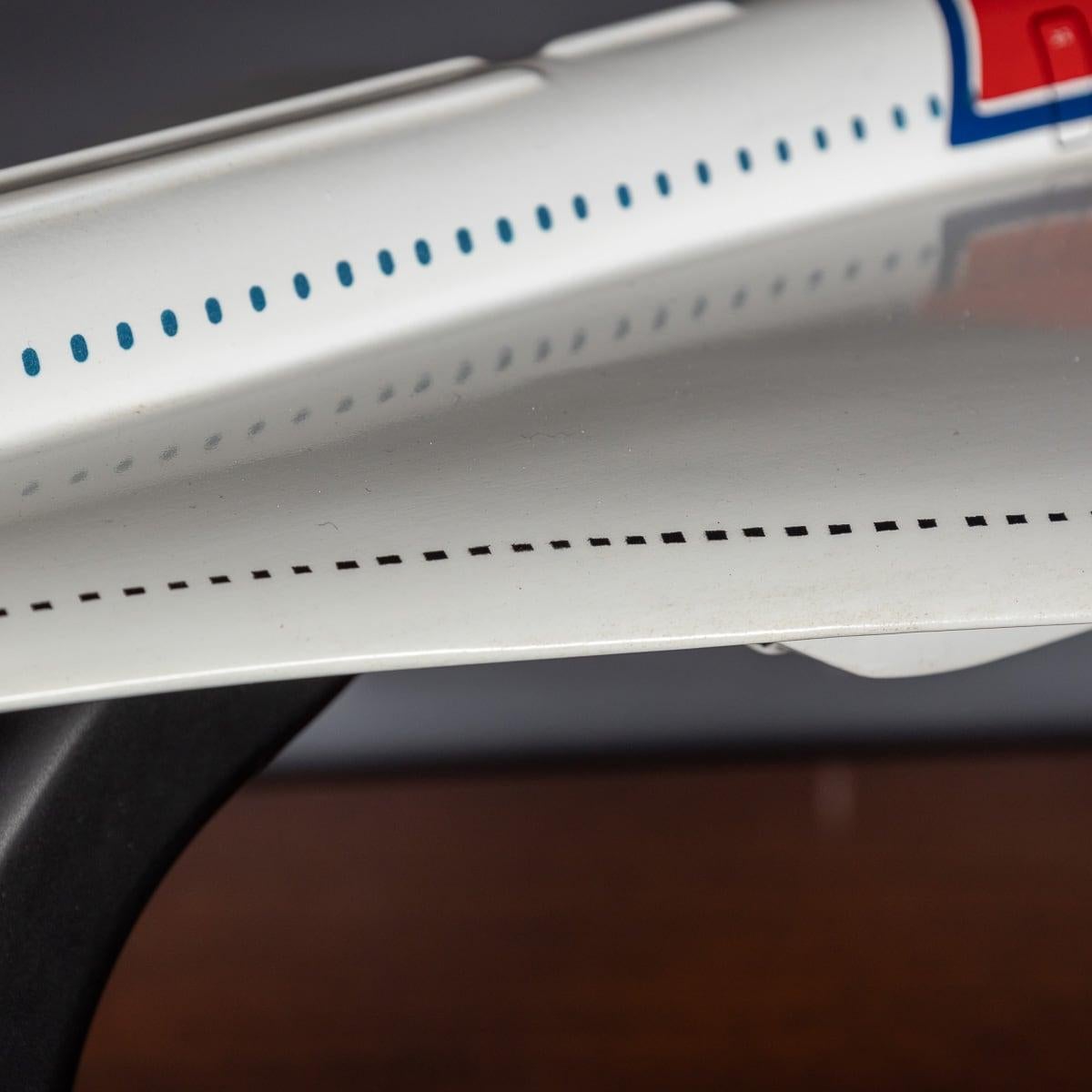 Virgin Atlantic Concorde Modell, England ca. 1992 im Angebot 8