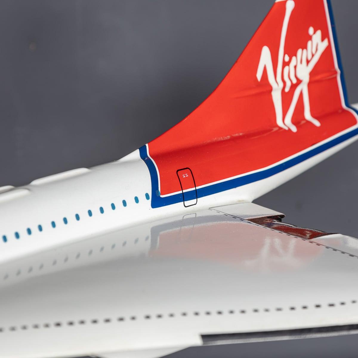 Virgin Atlantic Concorde Modell, England ca. 1992 im Angebot 9