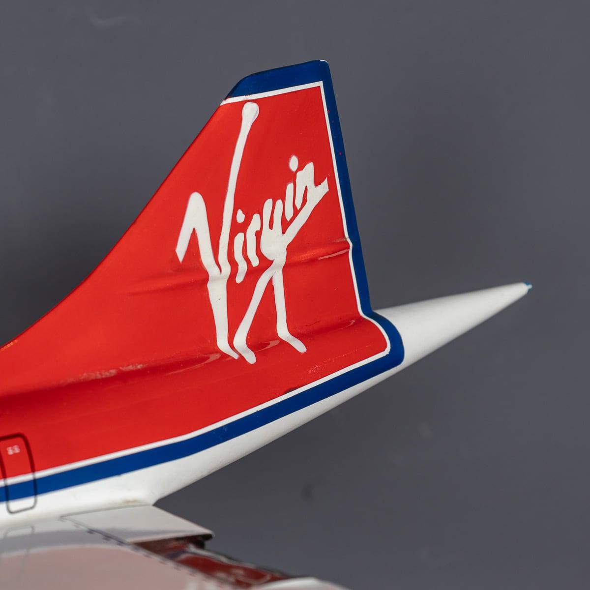 Virgin Atlantic Concorde Modell, England ca. 1992 im Angebot 10