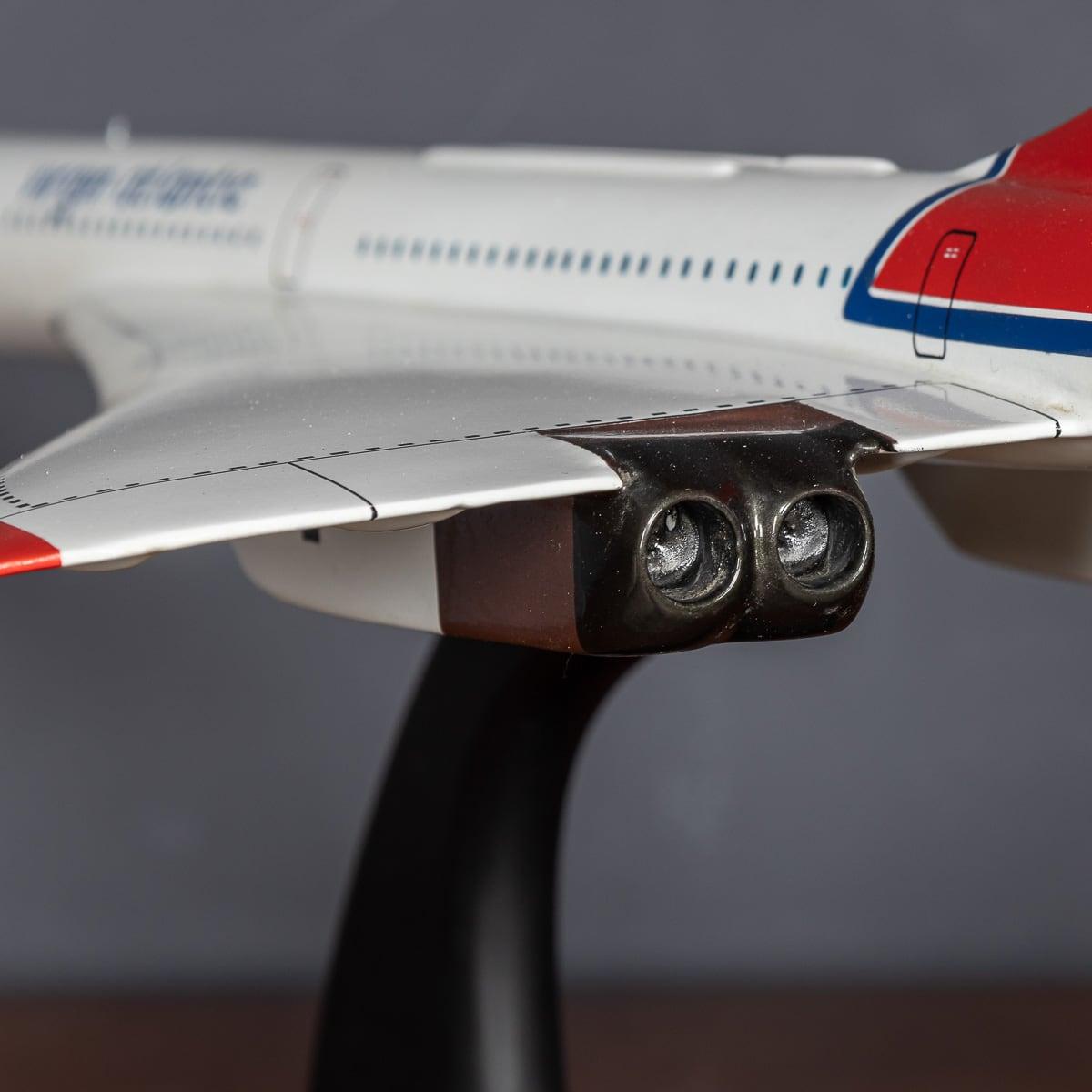 Virgin Atlantic Concorde Modell, England ca. 1992 im Angebot 12