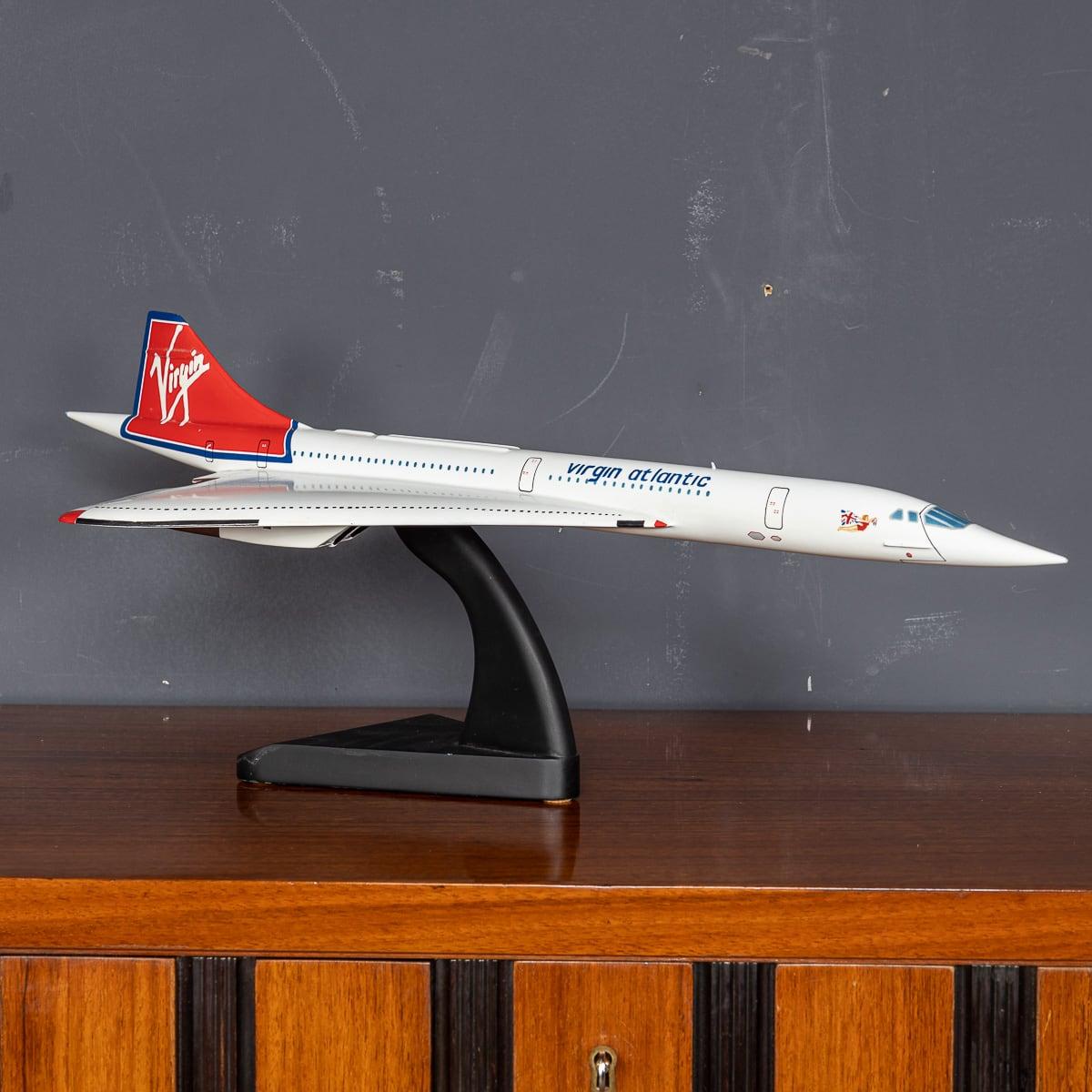 Virgin Atlantic Concorde Modell, England ca. 1992 (Sonstiges) im Angebot
