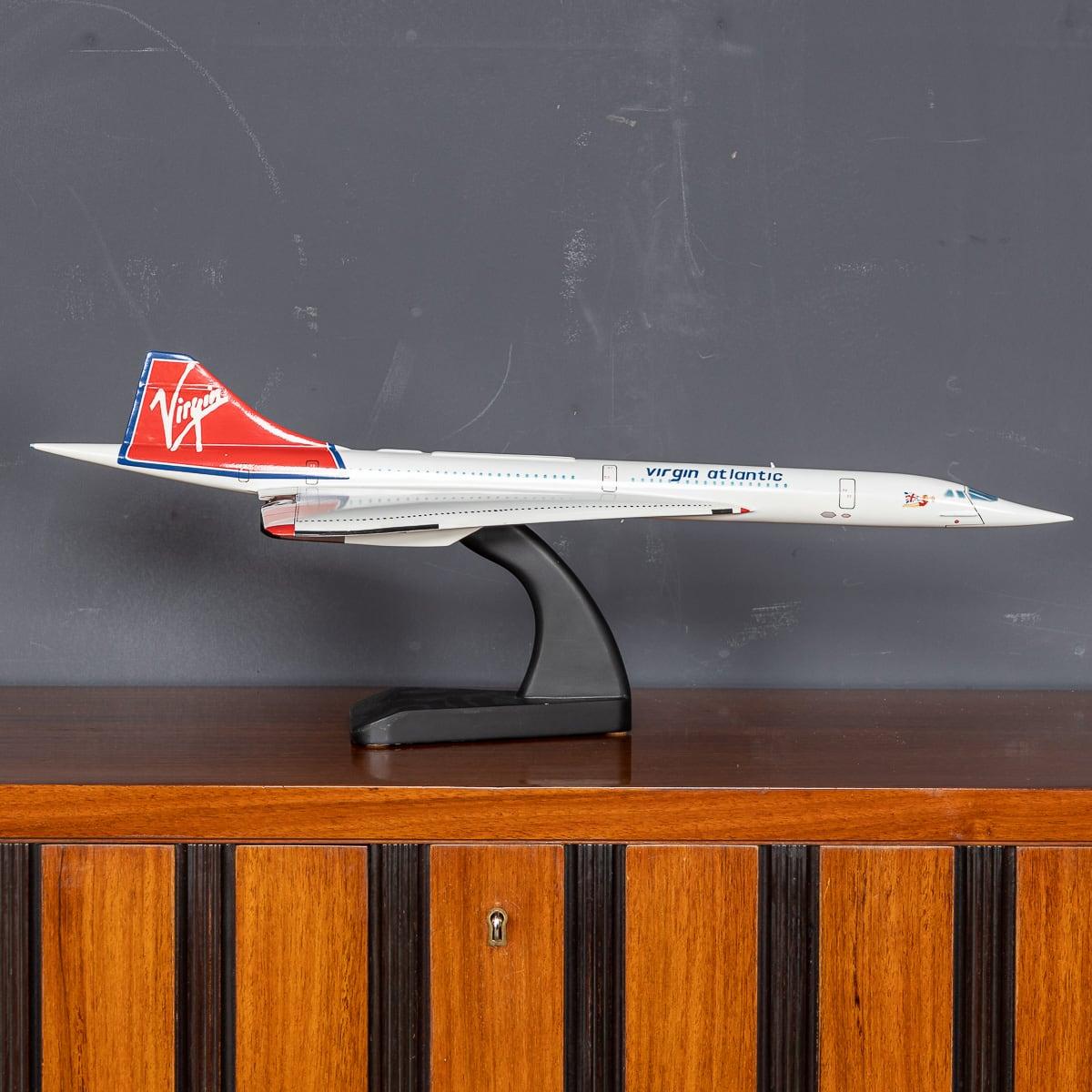Virgin Atlantic Concorde Modell, England ca. 1992 (20. Jahrhundert) im Angebot
