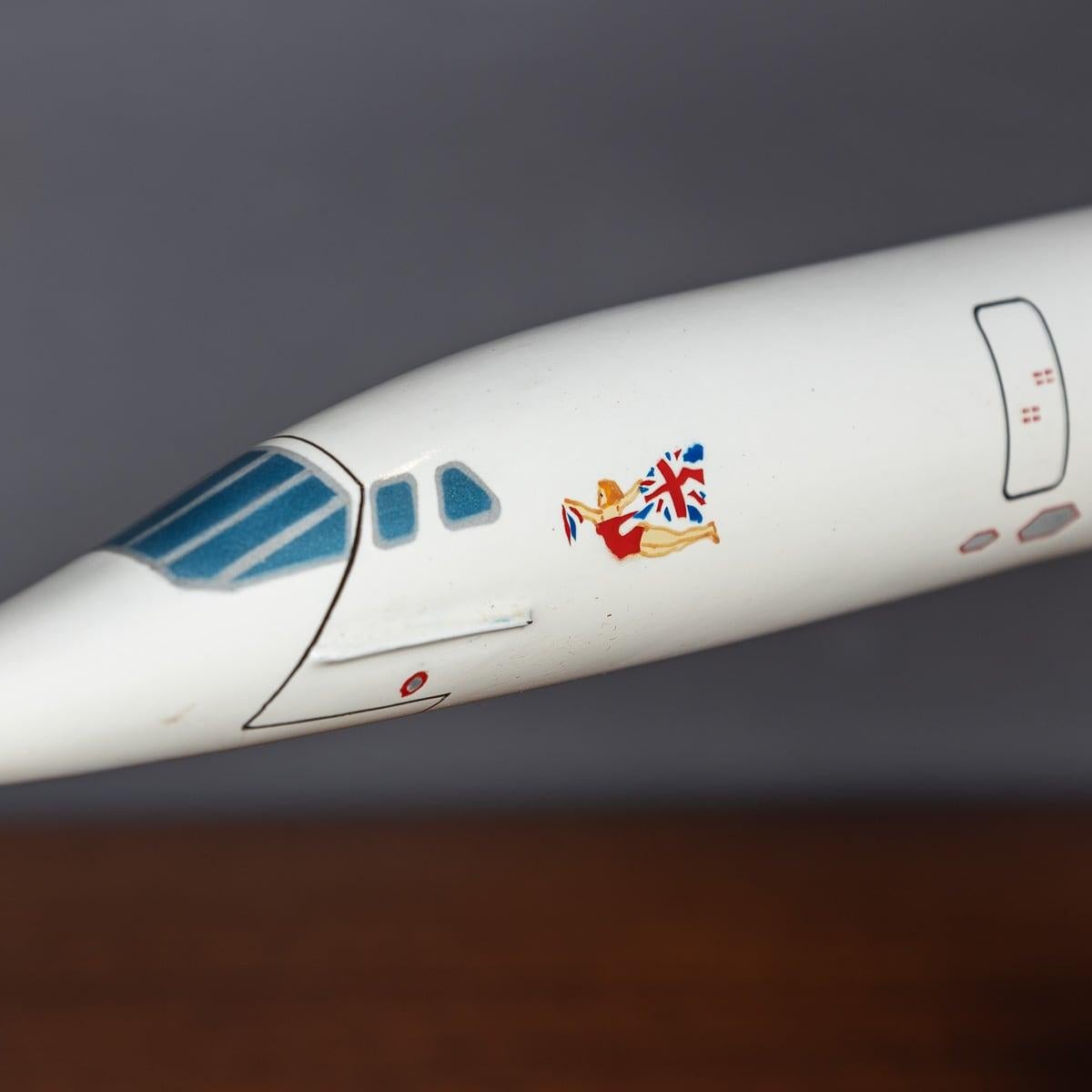 Virgin Atlantic Concorde Modell, England ca. 1992 im Angebot 2