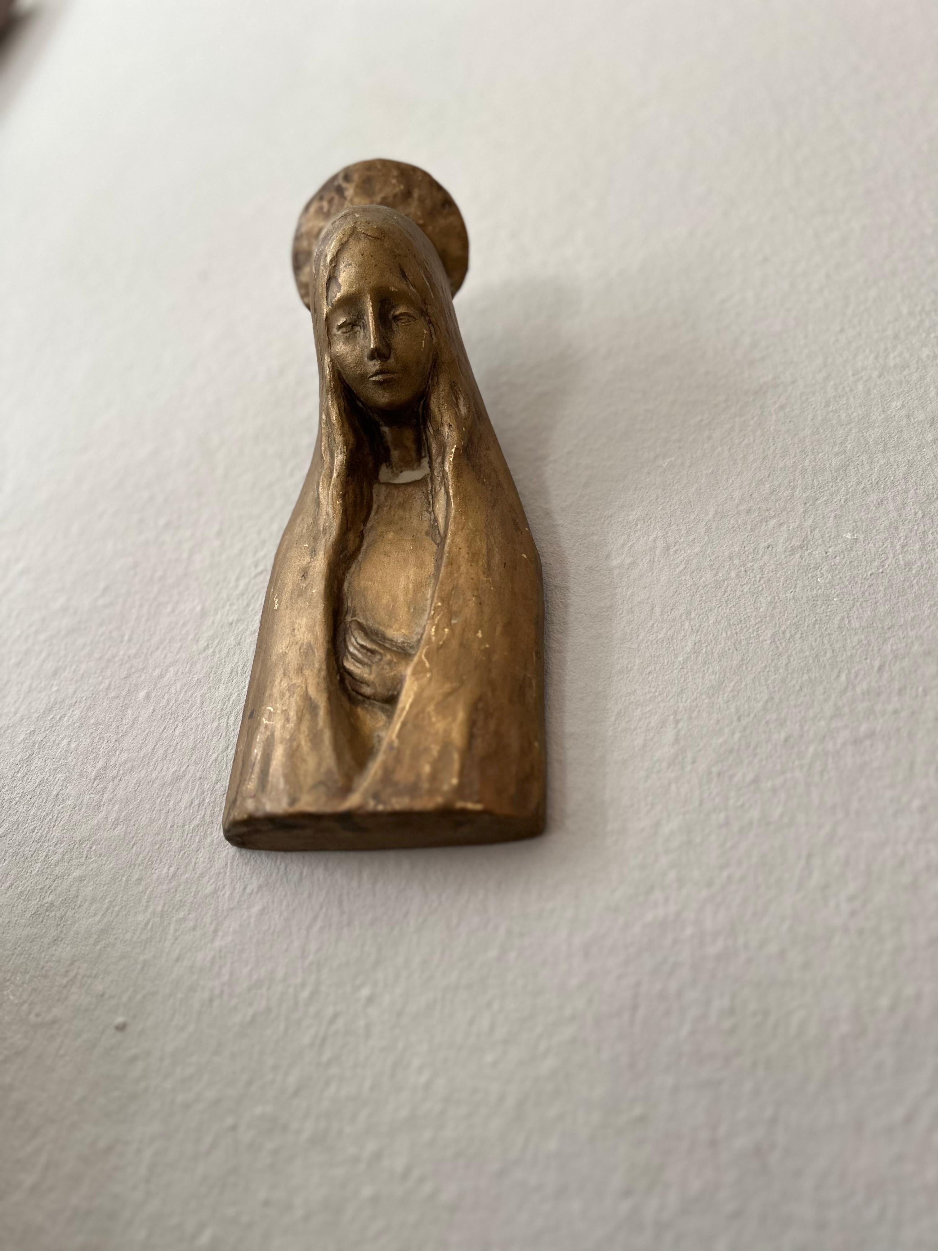 Virgin Maria Ceramic sculpture by Ceramica Centro Ave, Italy For Sale 3