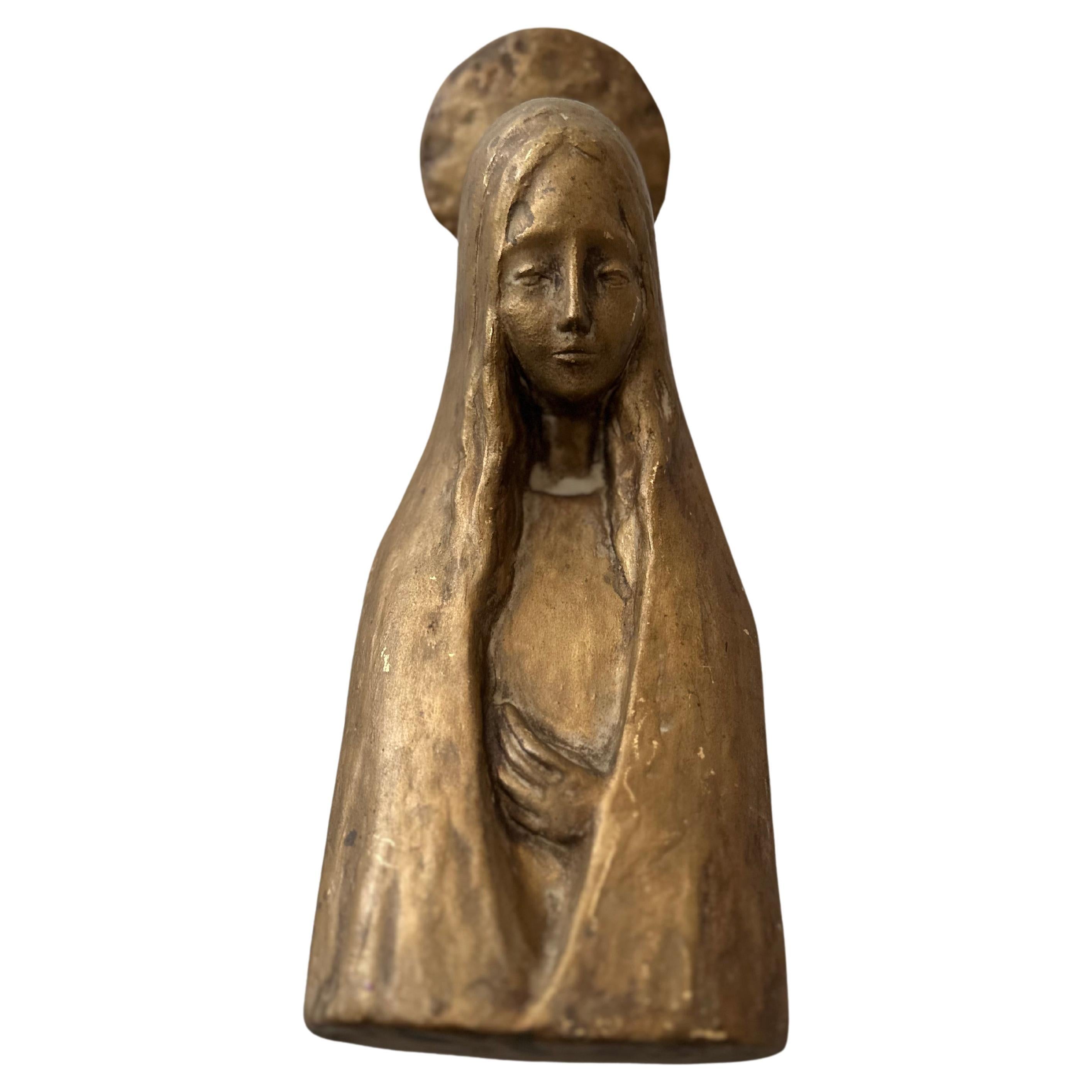 Virgin Maria Ceramic sculpture by Ceramica Centro Ave, Italy For Sale