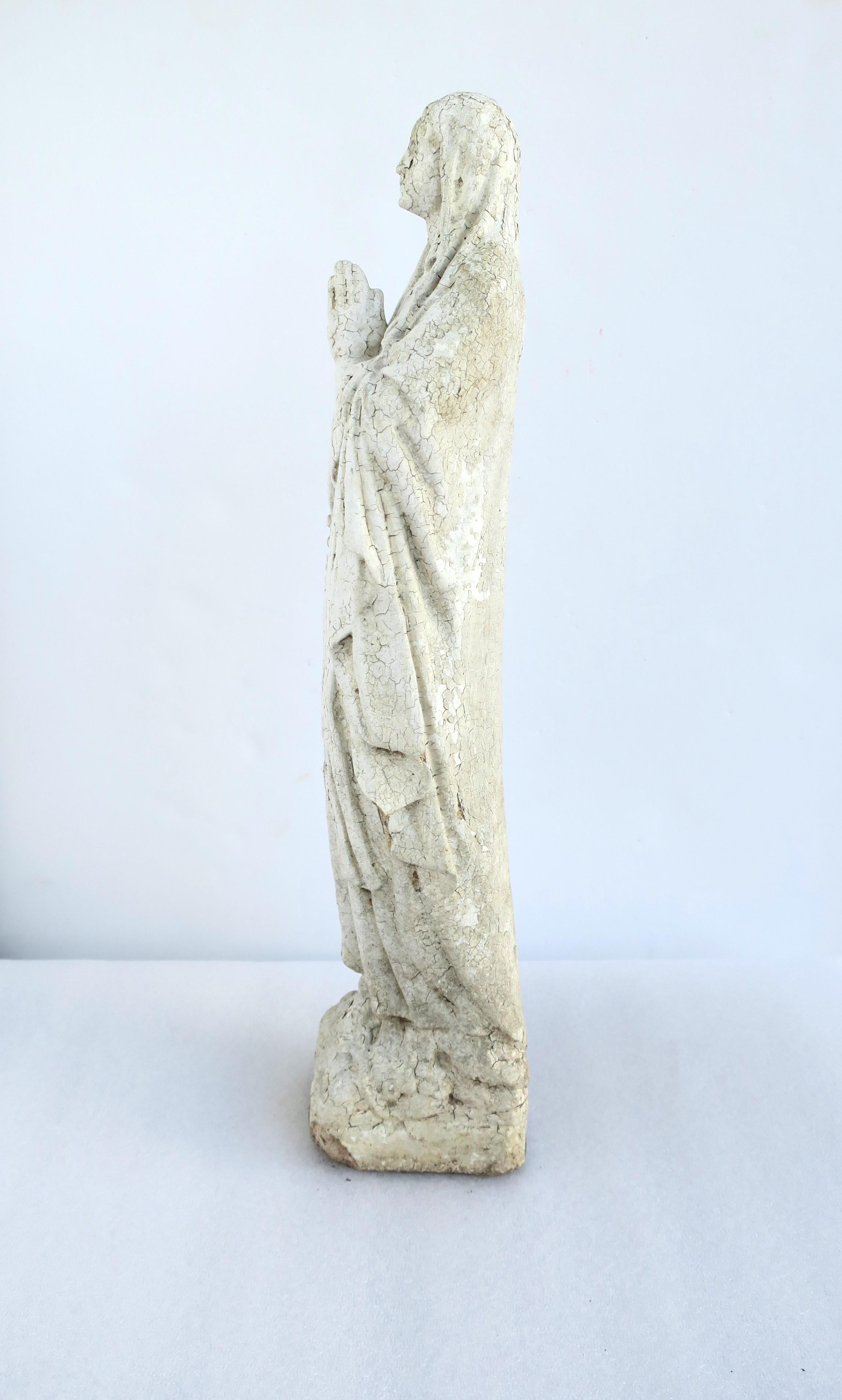 Statue de jardin Vierge Marie Bon état - En vente à New York, NY