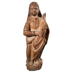 Virgin Mary in Wood from the 16ith Century