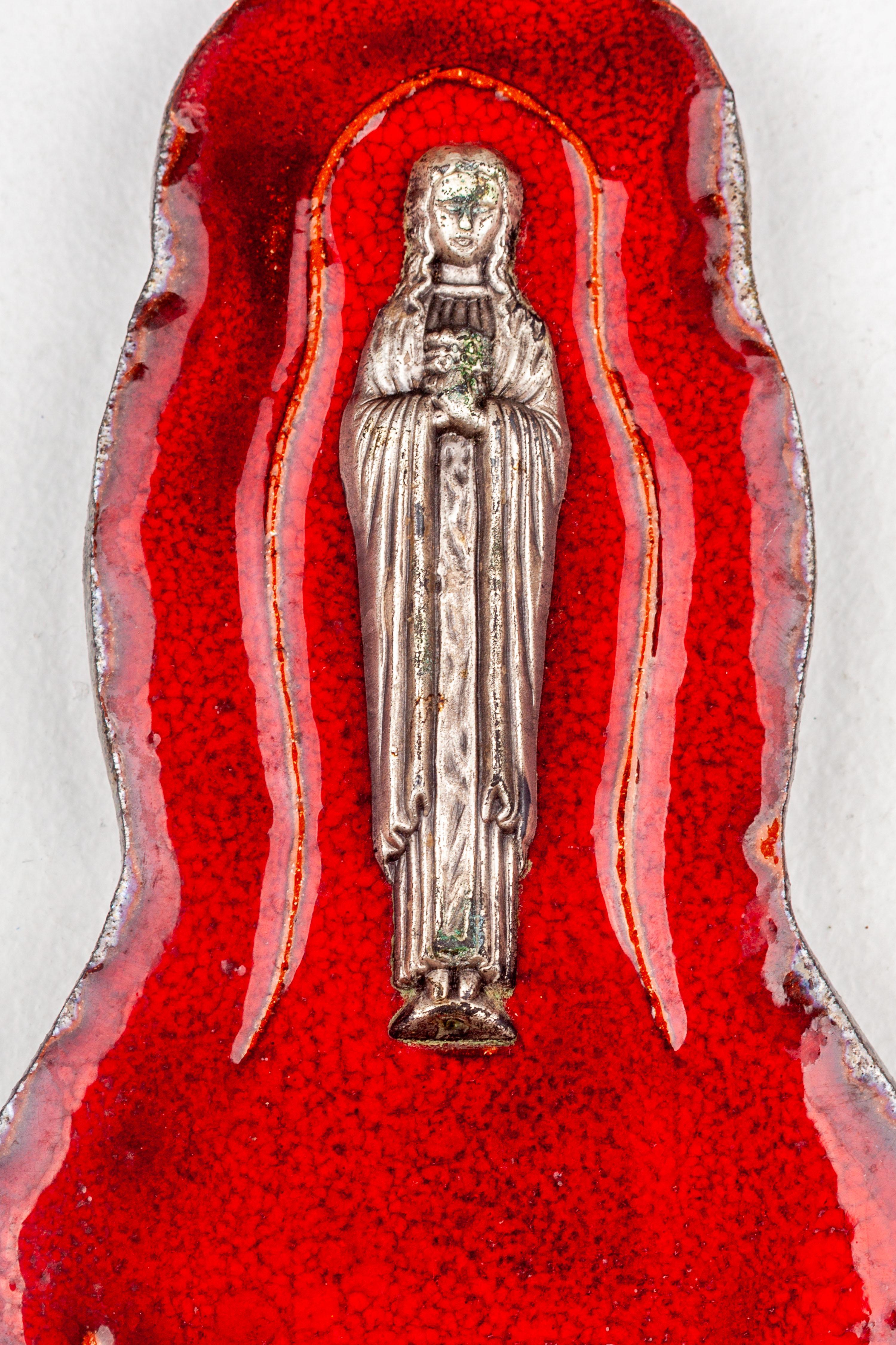 Virgin Mary, Mid-20th Century Studio Pottery, Europe For Sale 6