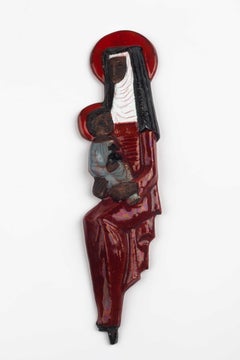 Virgin Mary Mid-Century European Wall Decor, 1970s