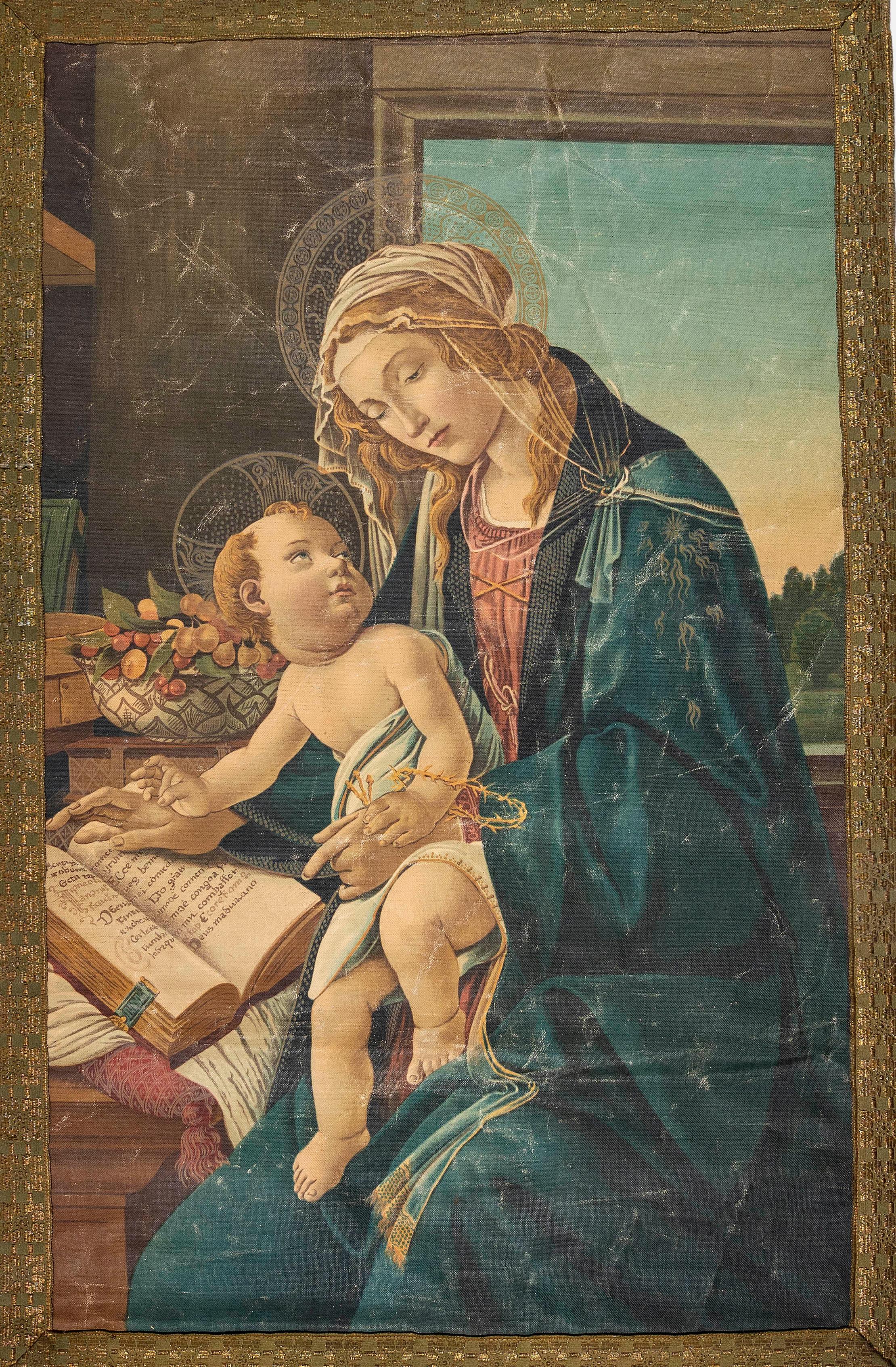 Vierge Marie avec enfant, 1940 Bon état - En vente à Roma, IT