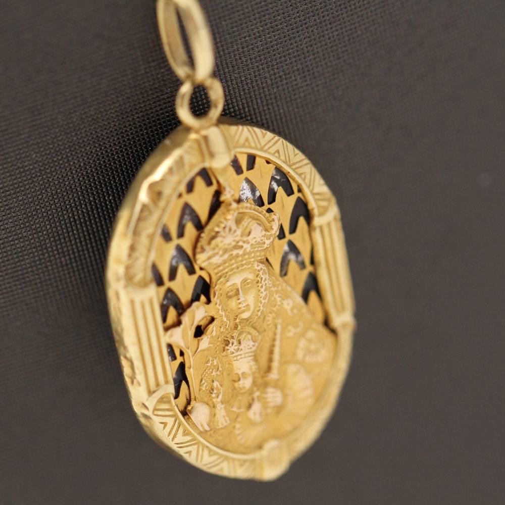 Women's Virgin of Salamanca Gold Medal For Sale