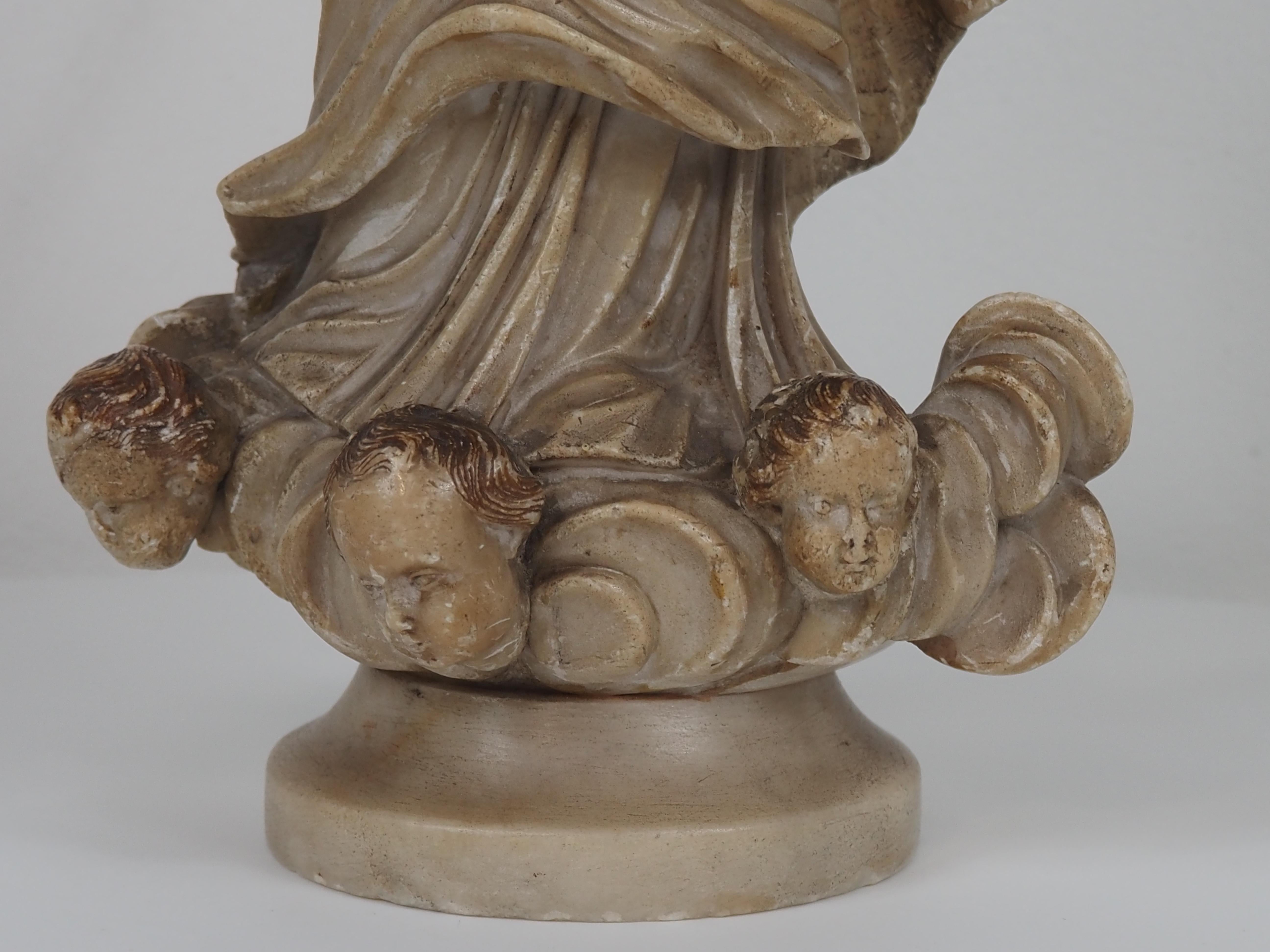 Brésilien Vierge de l'Immaculée Conception, Sculpture luso-brésilienne du XVIIIe siècle en vente