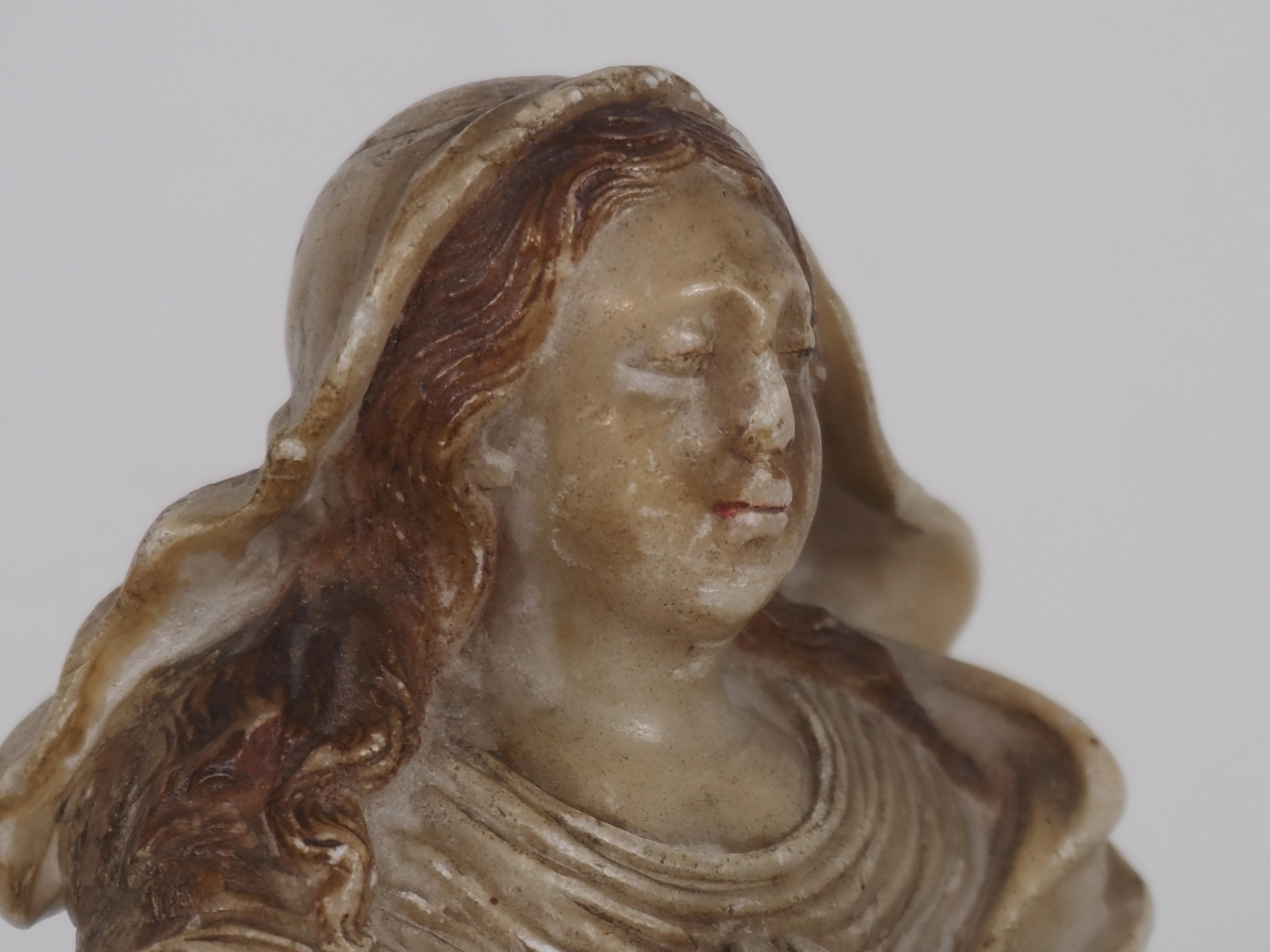 Stéatite Vierge de l'Immaculée Conception, Sculpture luso-brésilienne du XVIIIe siècle en vente