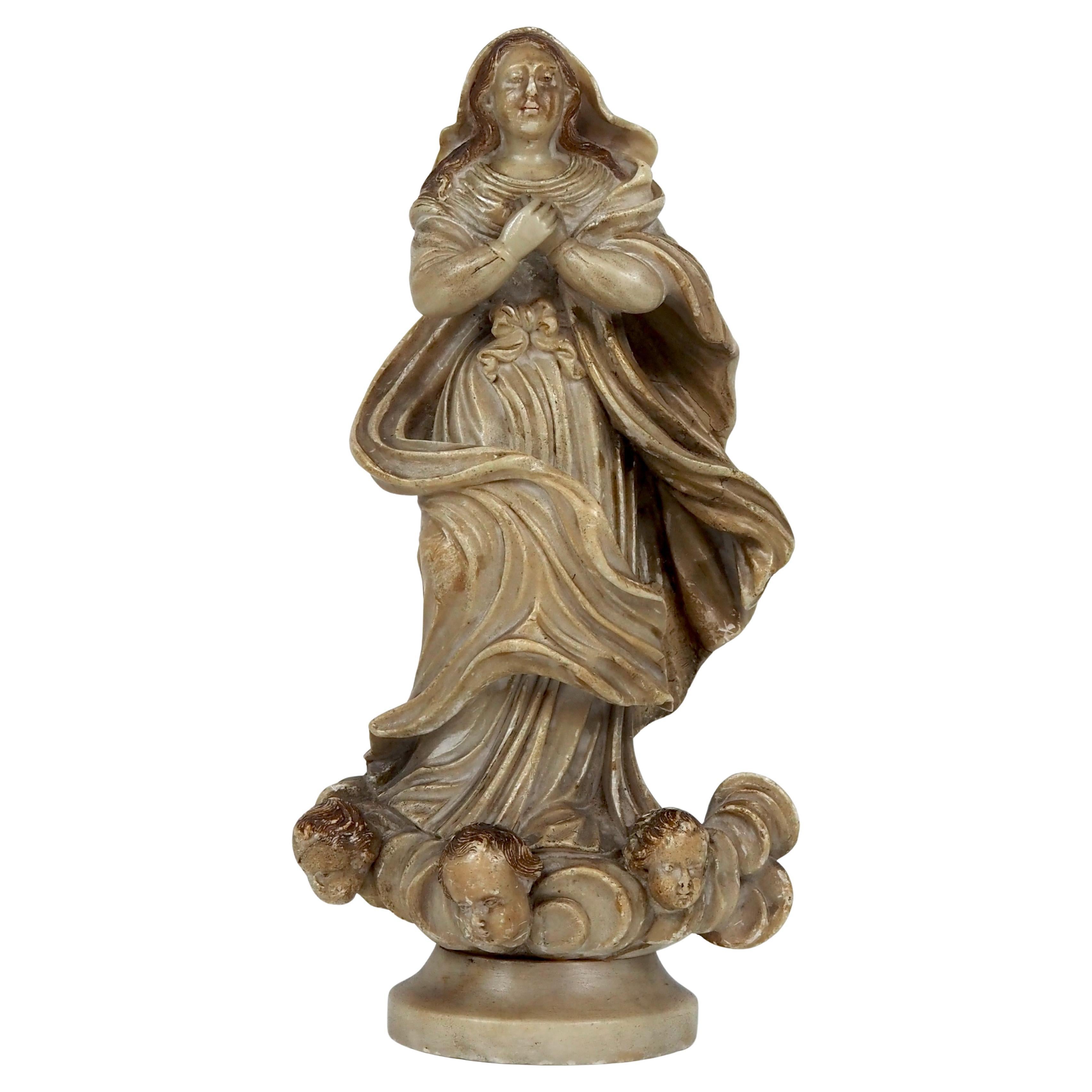 Vierge de l
Immaculée Conception, Sculpture luso-brésilienne du XVIIIe siècle