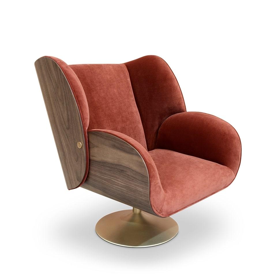 The Virginia armchair by Studiopepe is here to make a statement with its unique character and excellent design.

Dimensions:
Length 85 cm 33.46 in
Width 90 cm 35.43 in
Height 90 cm 35.43 in
Seat H 43 cm 16.93 in
Seat L 53 cm 20.87 in
Seat D