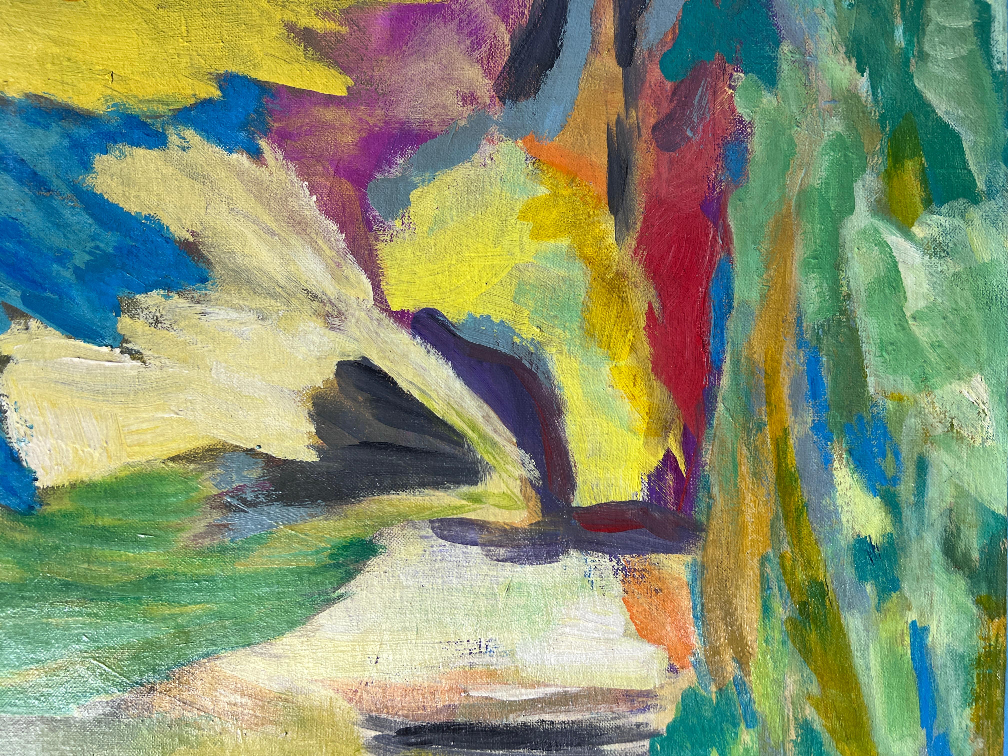 Si tratta di un dipinto originale in acrilico su tavola di tela in stile fantasy astratto.
Questo pezzo ha una splendida combinazione di colori e un'atmosfera moderna e contemporanea. 

Presentato in una bella cornice personalizzata. Il telaio
