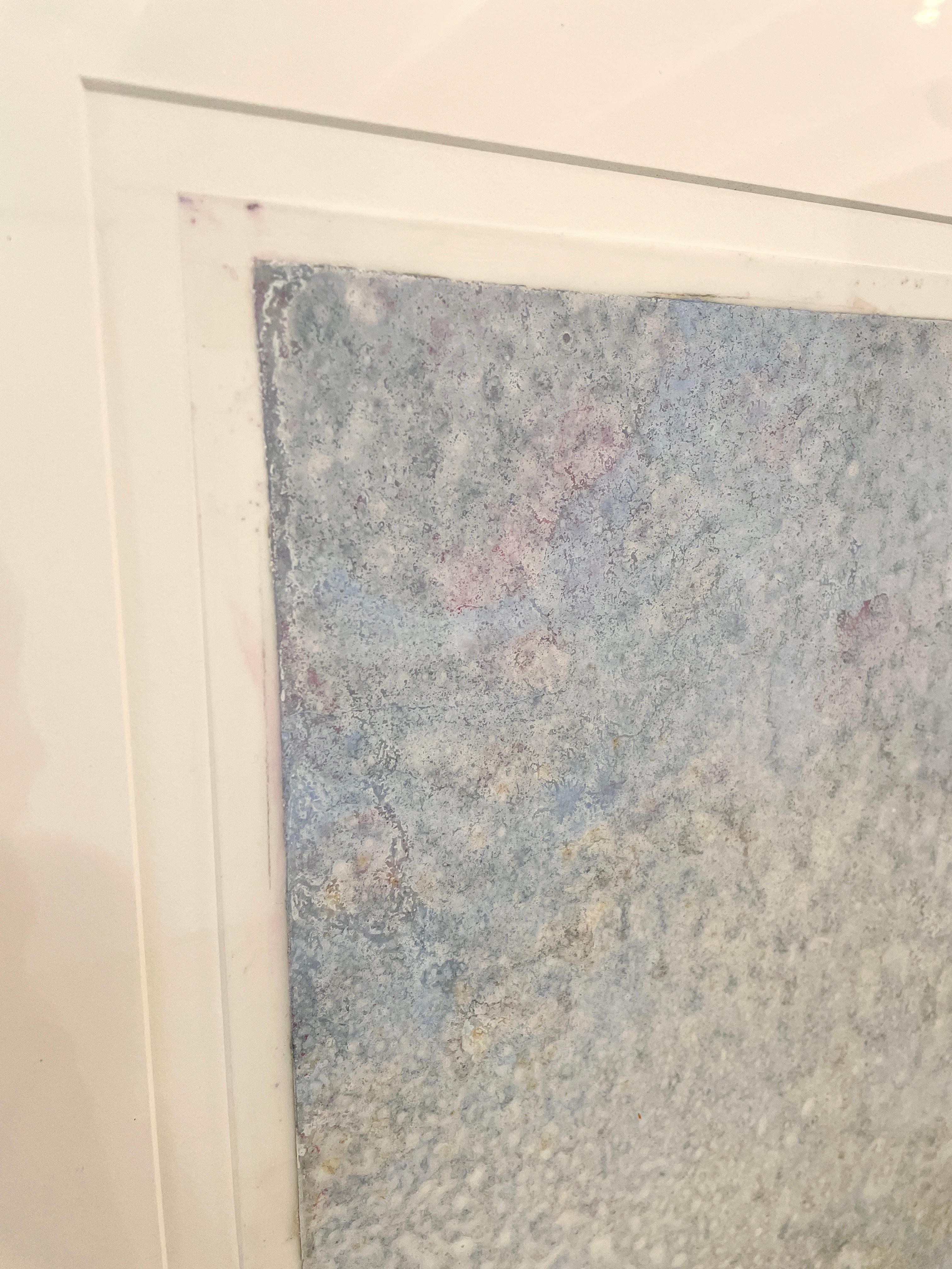 Corallium 11 - Gray Abstract Painting by Virginia Bradley
