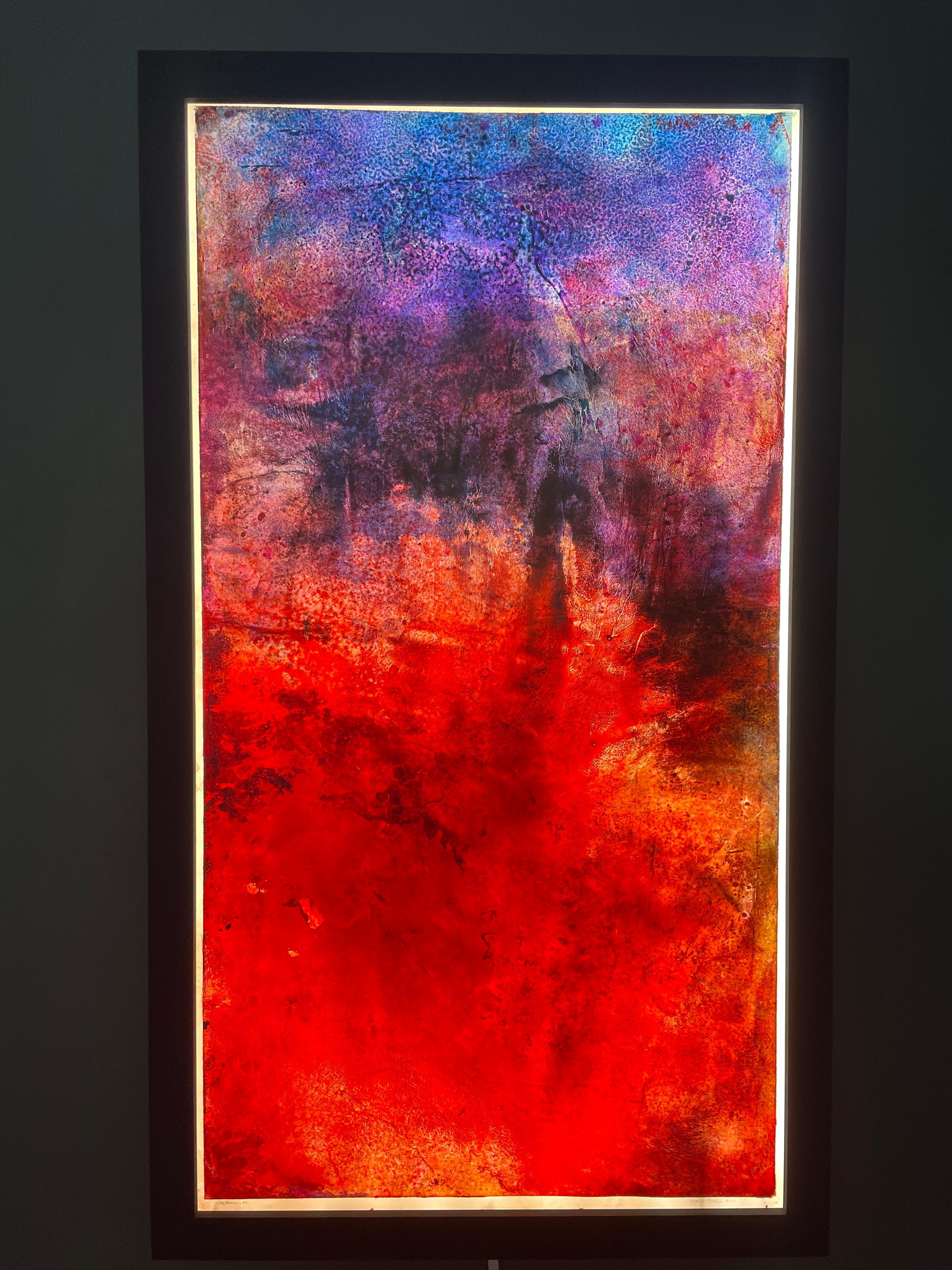 Corallium 50 - Abstract Painting by Virginia Bradley