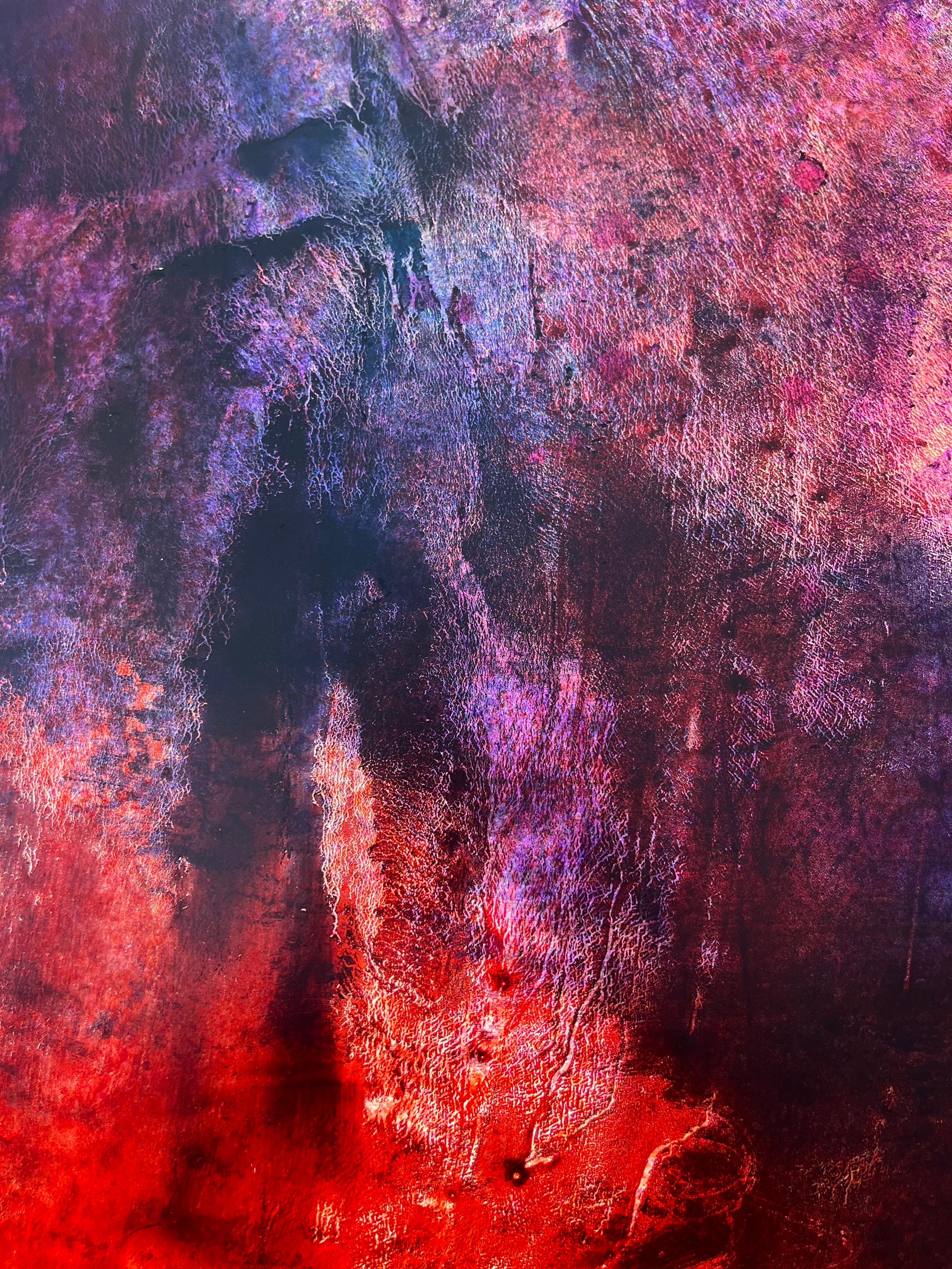 Corallium 50 - Abstract Painting Rosso di Virginia Bradley