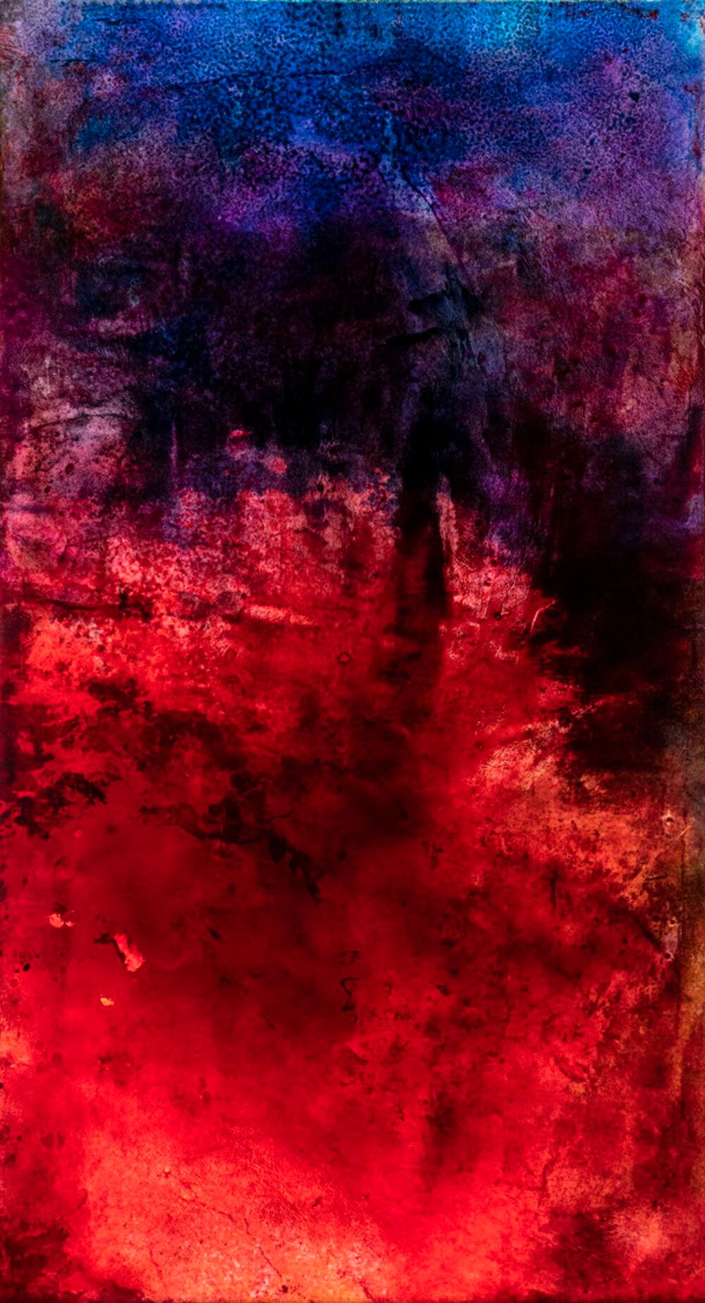 Abstract Painting di Virginia Bradley - Corallium 50