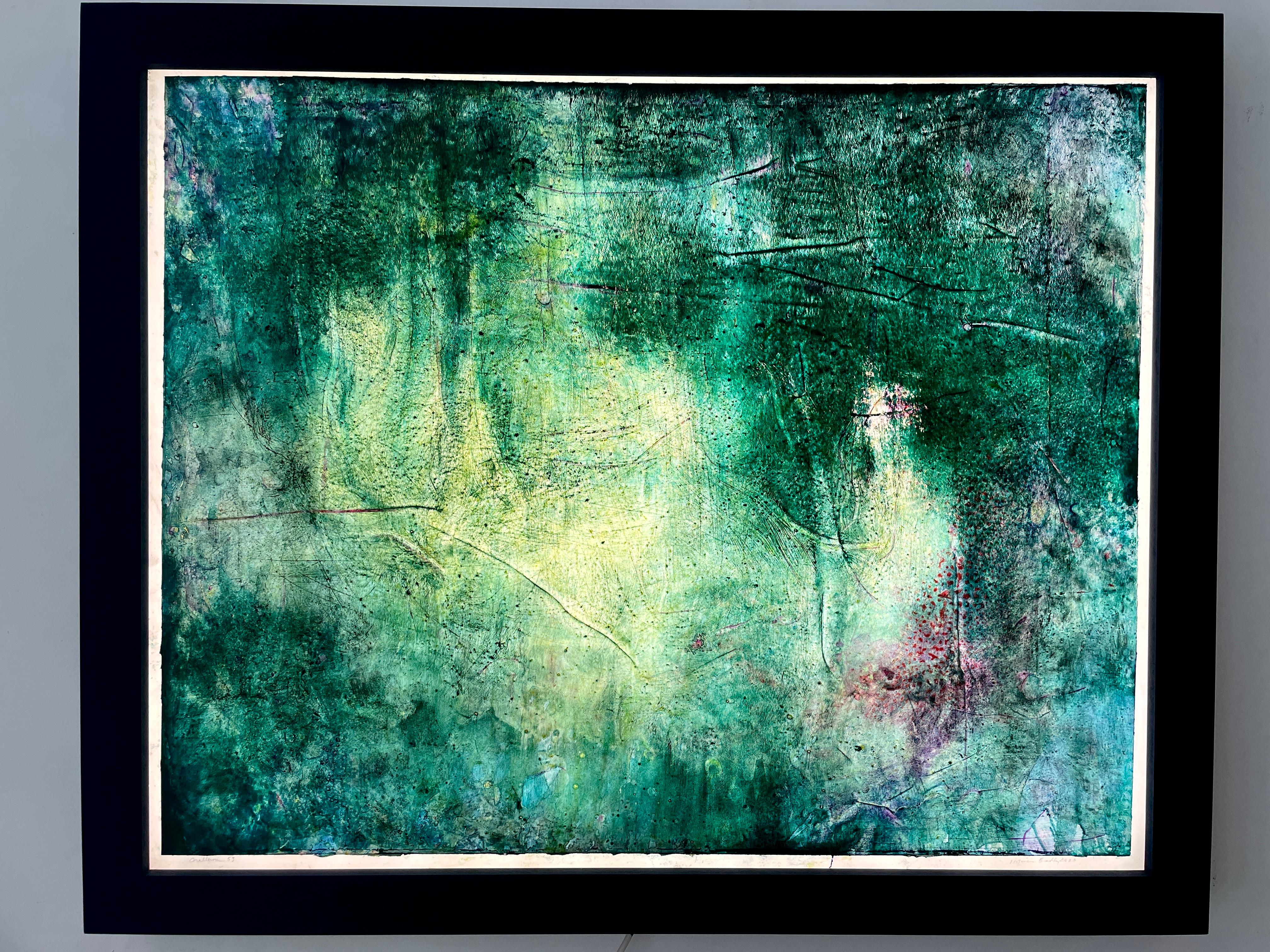 Corallium 53 - Abstract Painting by Virginia Bradley