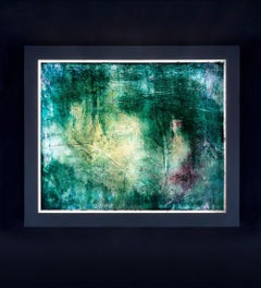 Corallium 53: Abstract Oil Painting on archival film on Lightbox case, 114x140cm