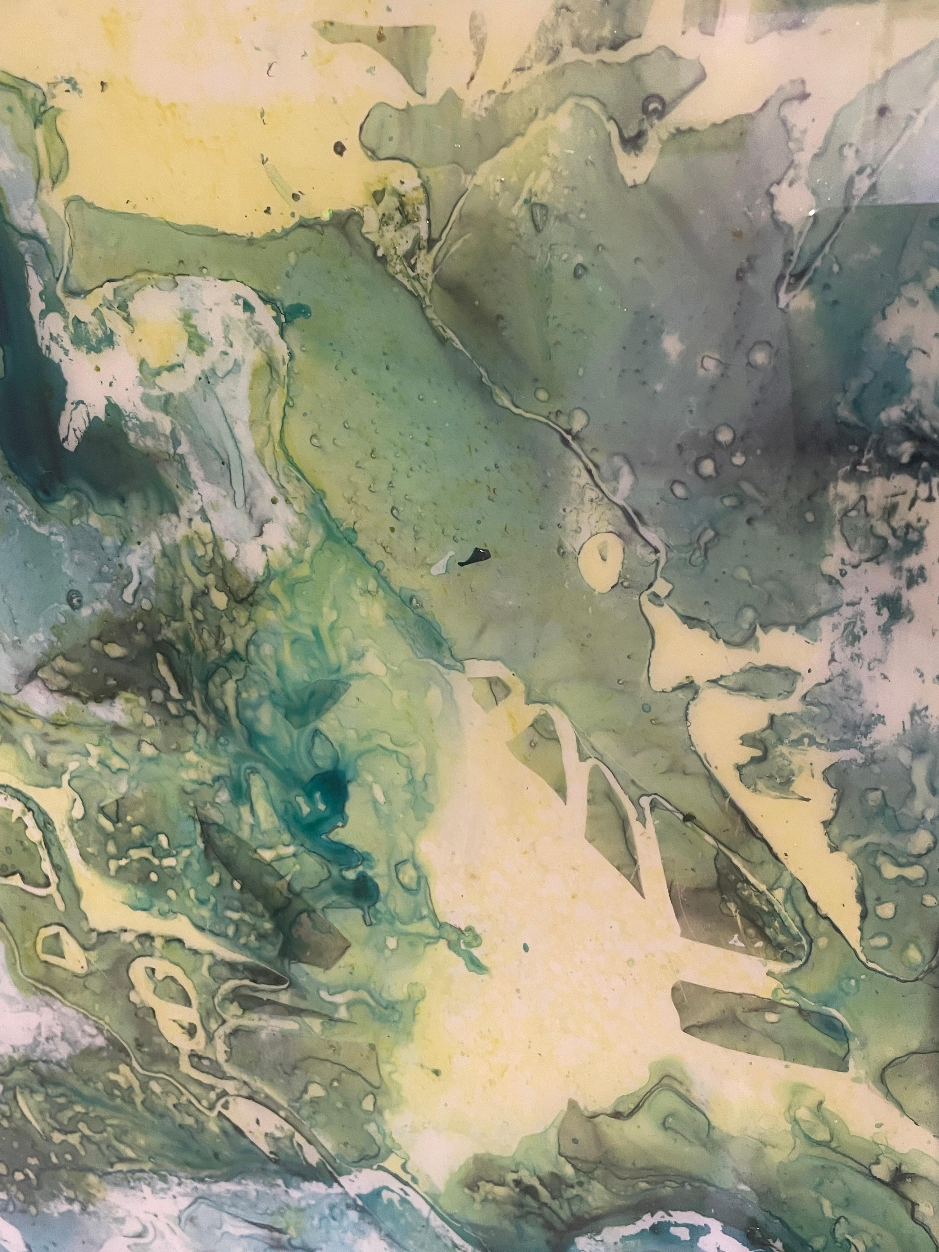 Playa Santa 19 - Abstract Painting by Virginia Bradley