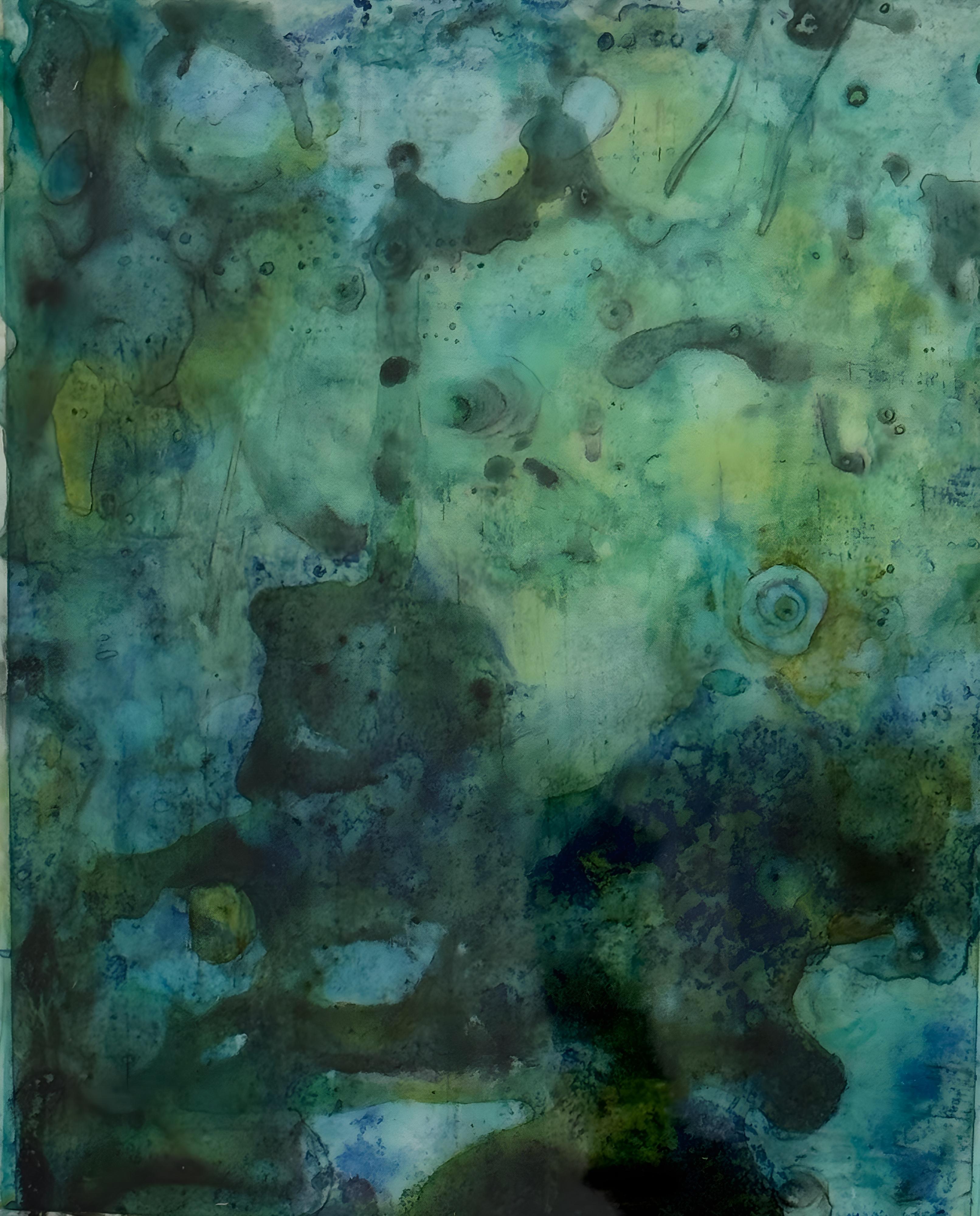Playa Santa 22: Abstract Oil Painting, Framed, 62.5x51.5 cm