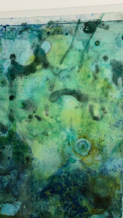Playa Santa 22: Abstract Oil Painting, Framed, 62.5x51.5 cm