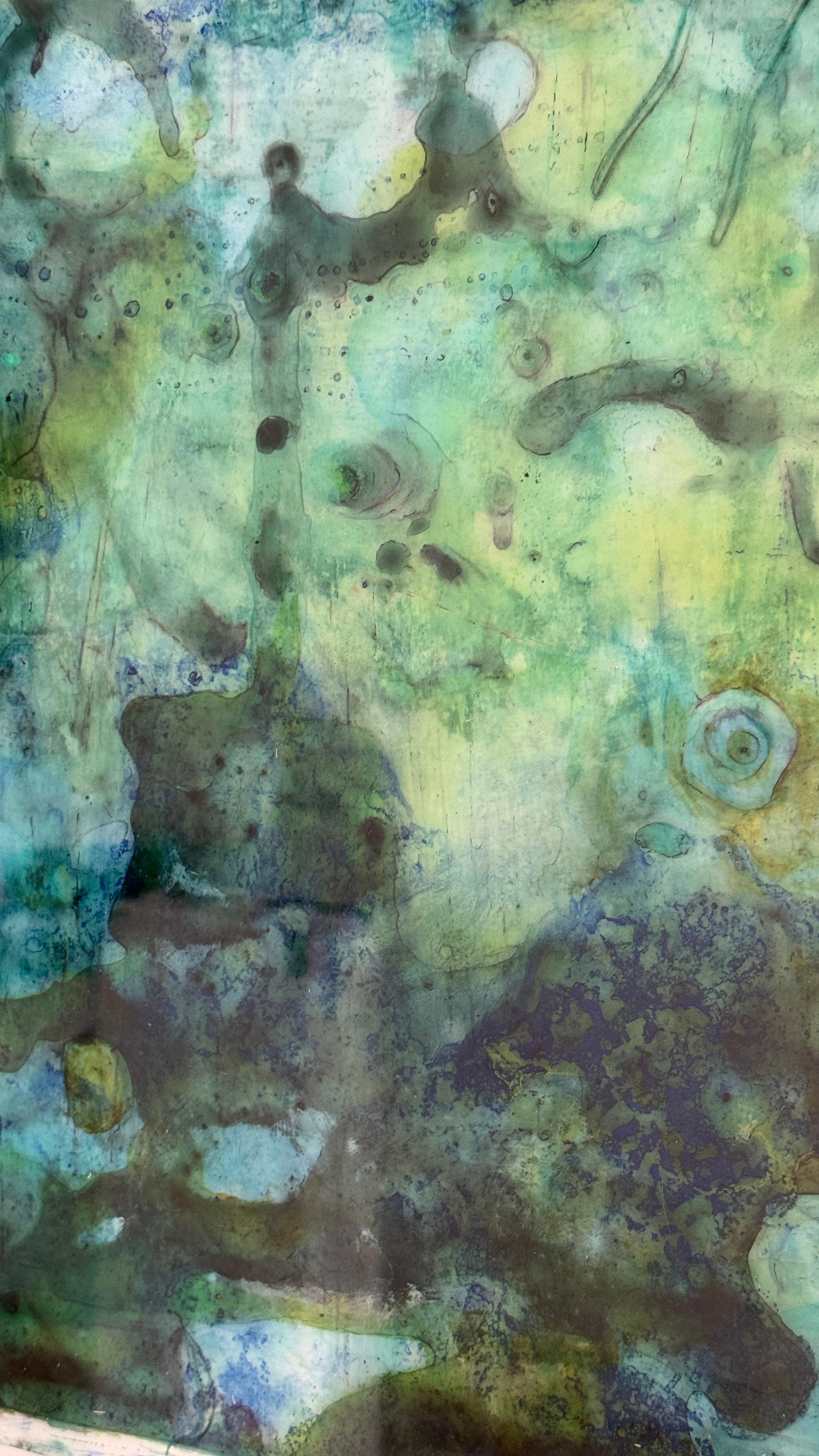 Playa Santa 22 (Abstrakt), Painting, von Virginia Bradley