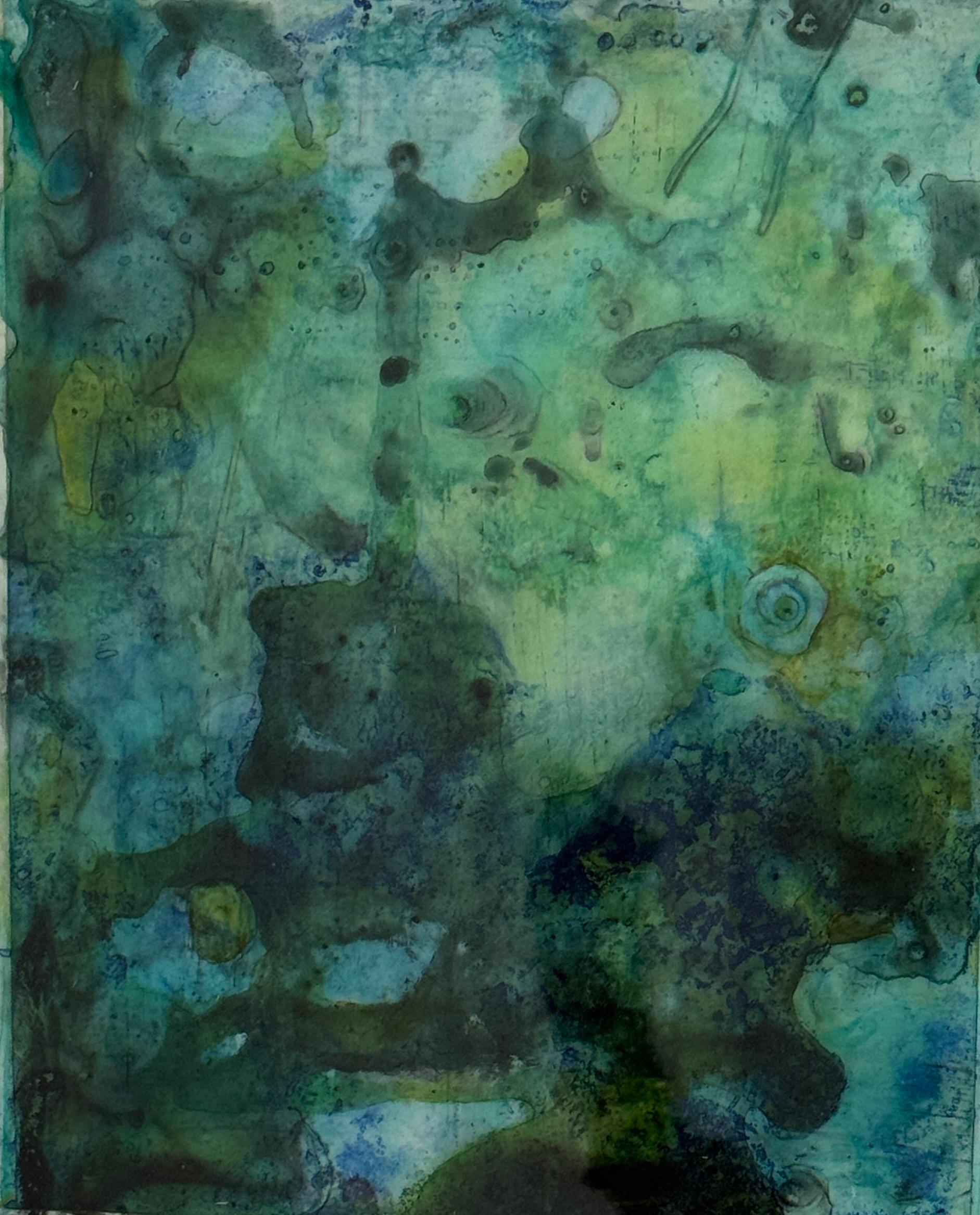 Virginia Bradley Abstract Painting – Playa Santa 22