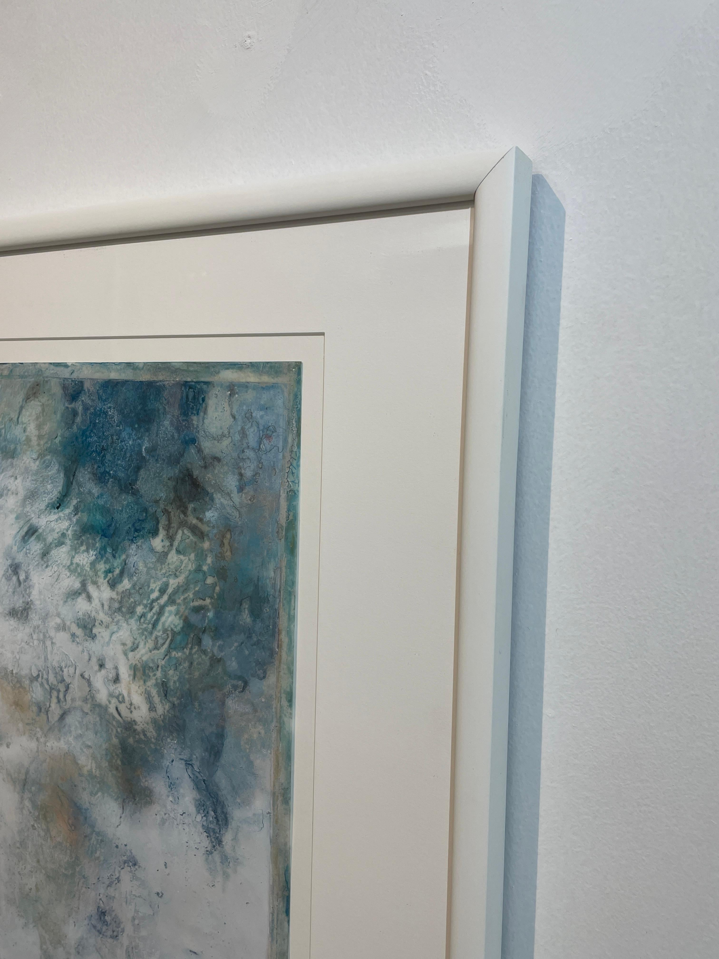 Playa Santa 36 (Grau), Abstract Painting, von Virginia Bradley