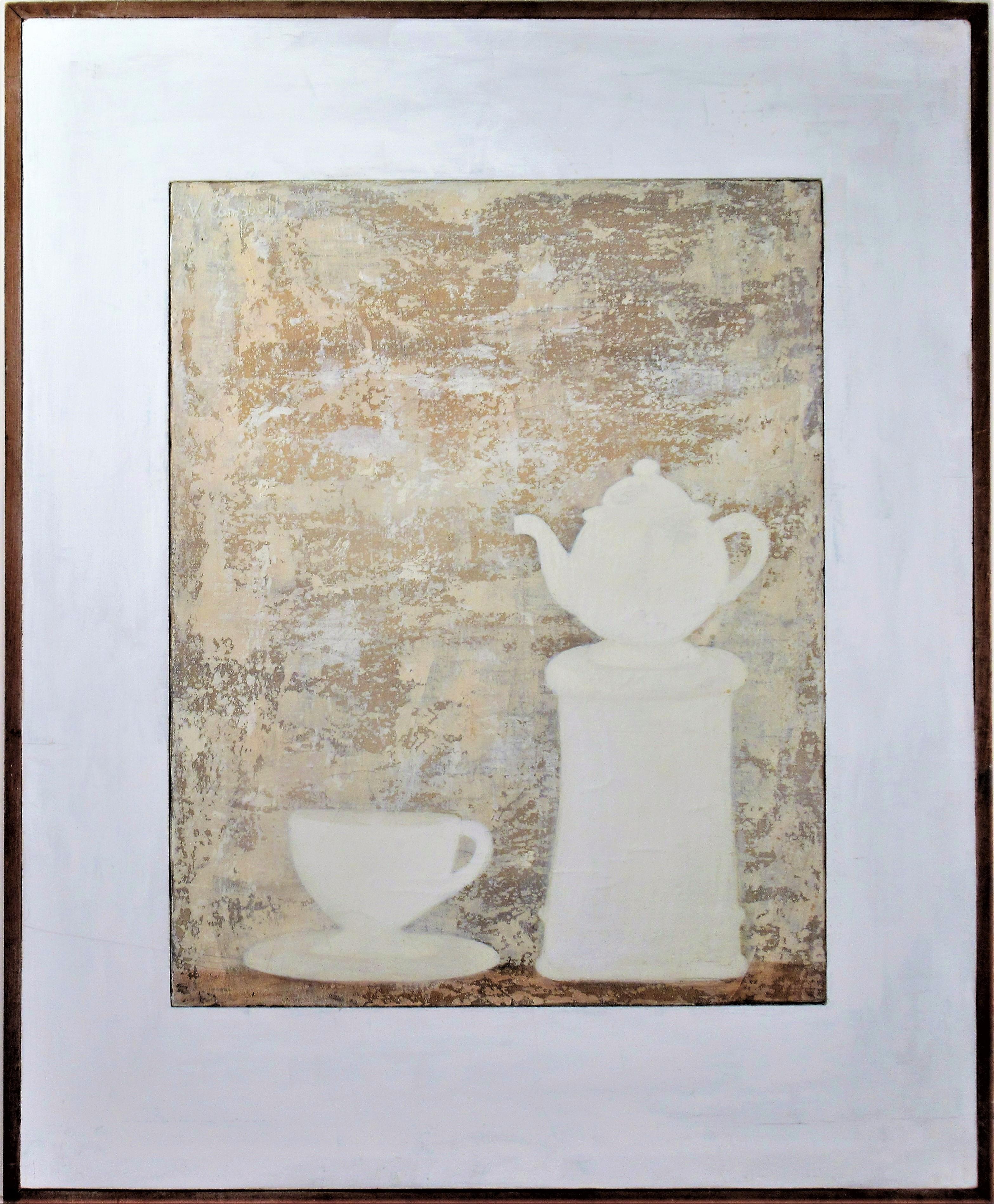 Still-Life Painting di Virginia Campbell - Buova Wotte (Natura morta con teiera)