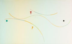 "Corella", Abstract Oil on Canvas Painting, Signed, 1982