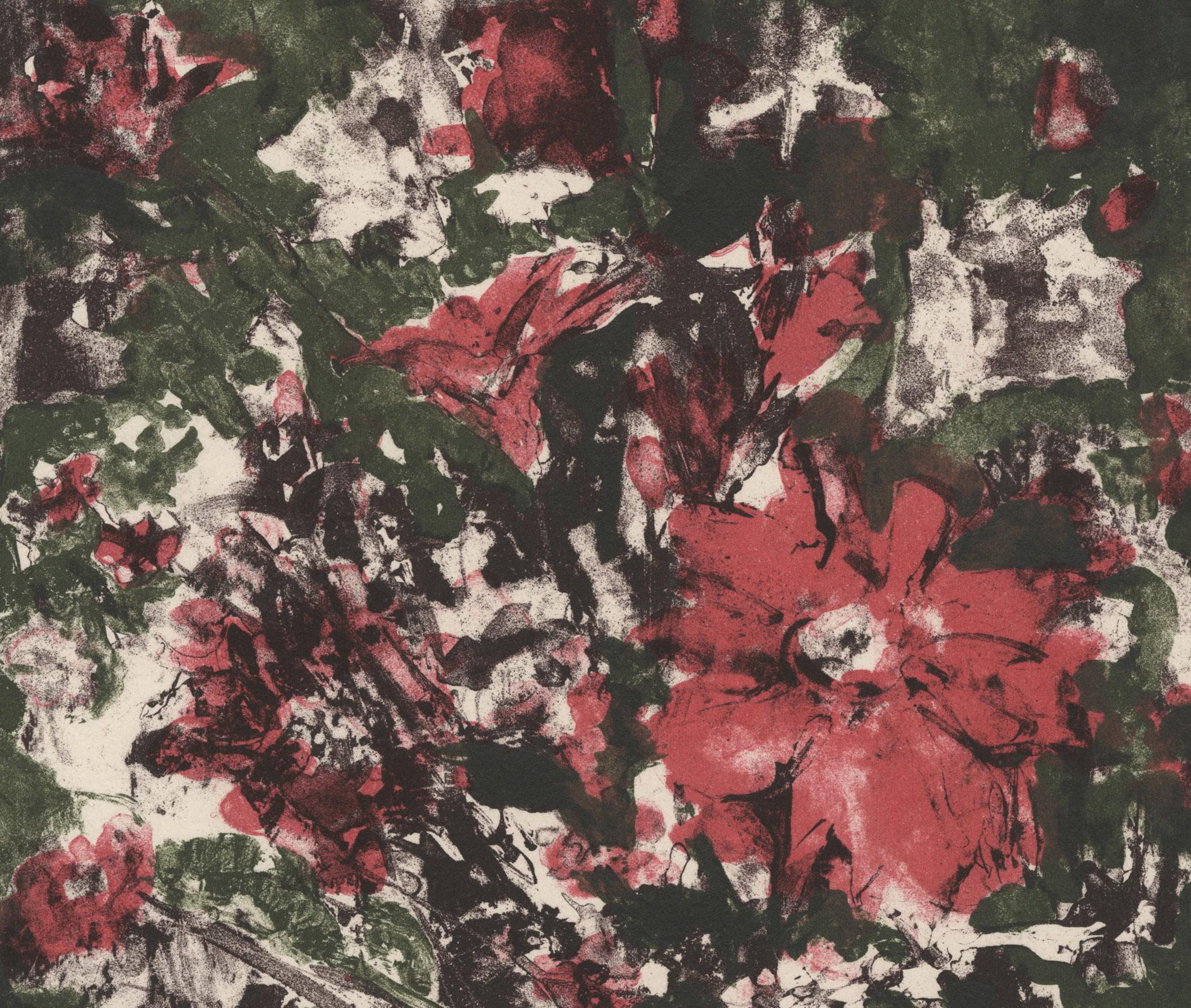 Bodegón floral sin título - Print moderno estadounidense de Virginia Dehn