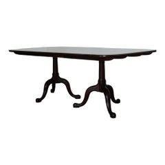 Virginia Galleries Henkel Harris Mahogany Double Pedestal Dining table c1930