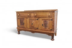 Virginia House Carved Oak Sideboard