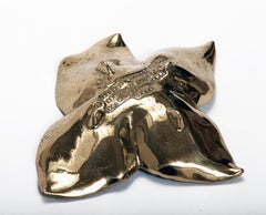 Virginia Metalcrafters 1960s Cast Coleus Leaf Tray by Oscar Hansen