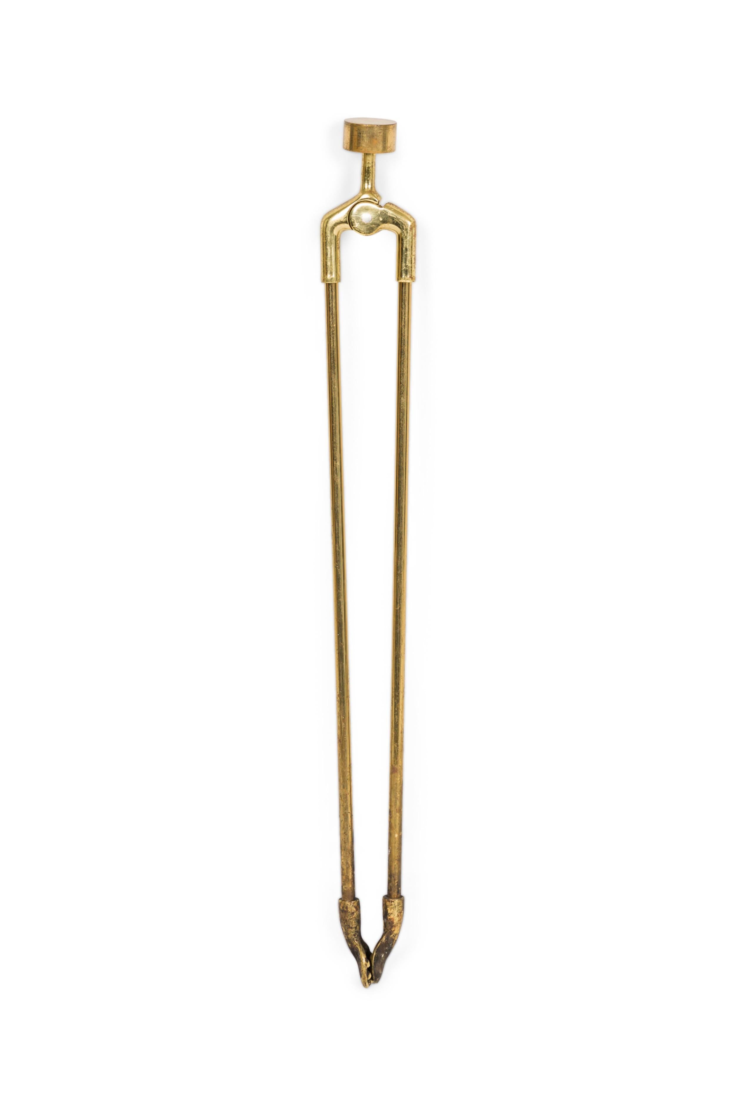 Ensemble d'outils de cheminée minimaliste américain du milieu du siècle dernier de Virginia Metalcrafters en vente 2