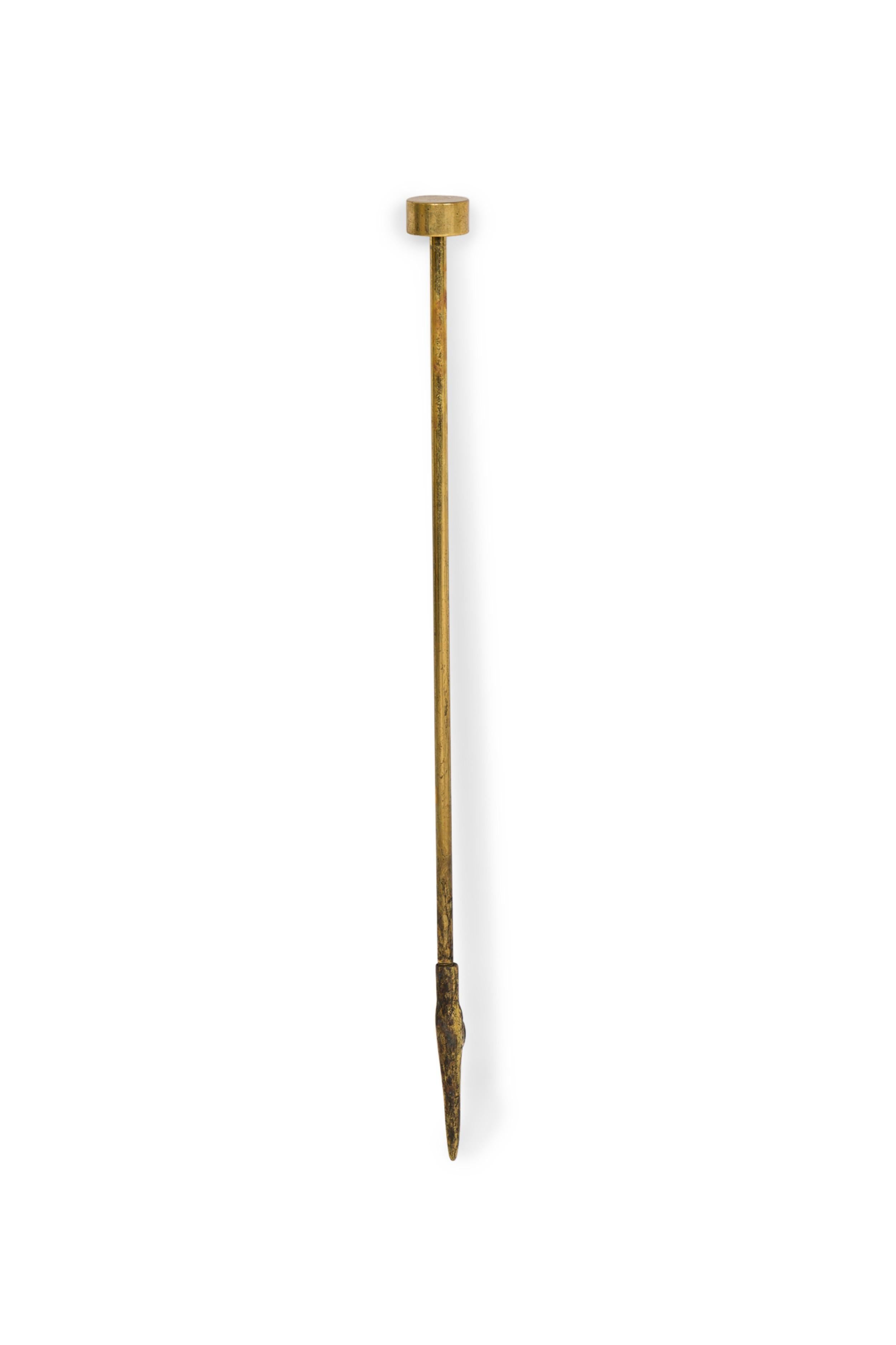 Ensemble d'outils de cheminée minimaliste américain du milieu du siècle dernier de Virginia Metalcrafters en vente 3