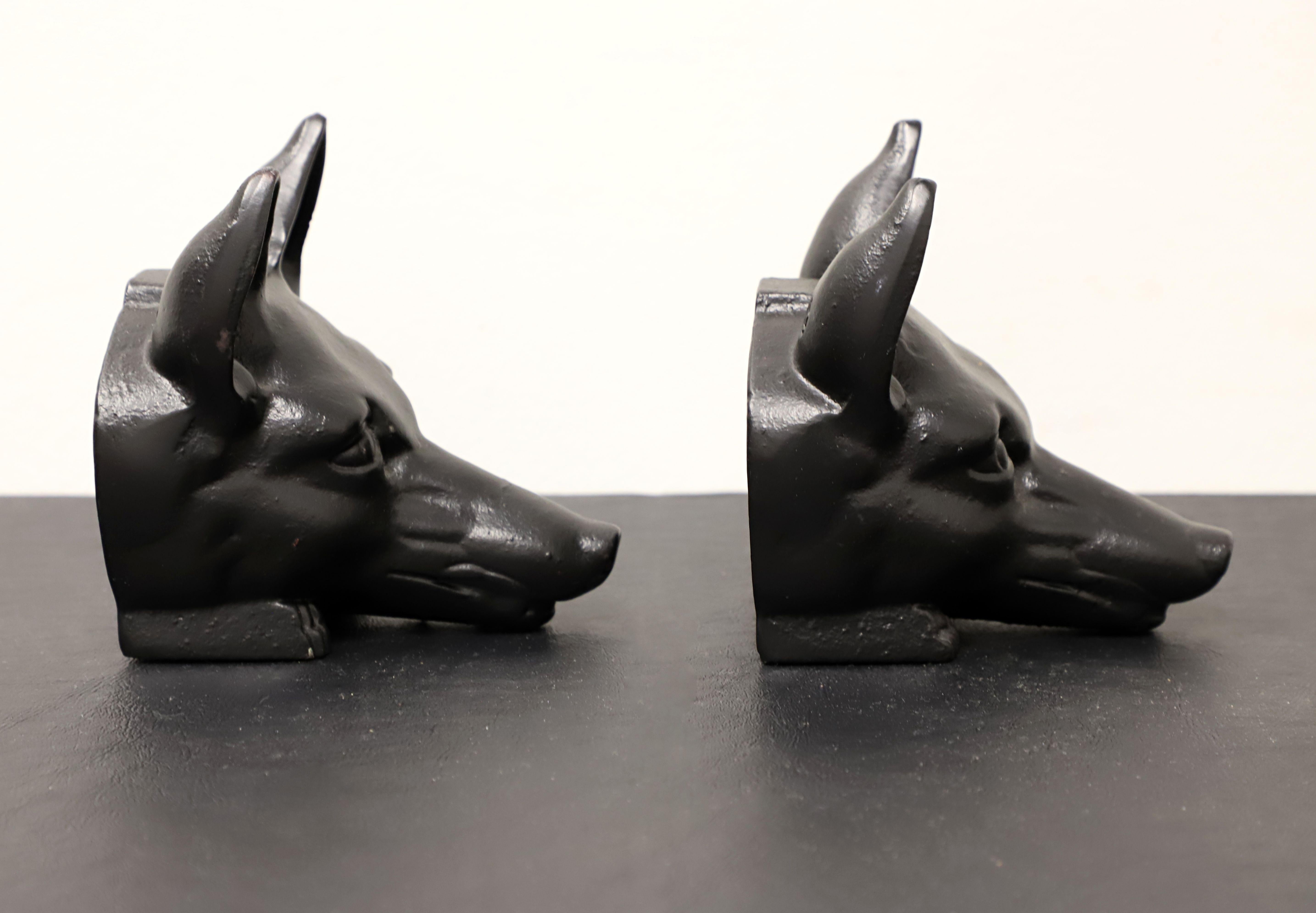 Other VIRGINIA METALCRAFTERS Cast Iron Fox Head Bookends - Pair For Sale