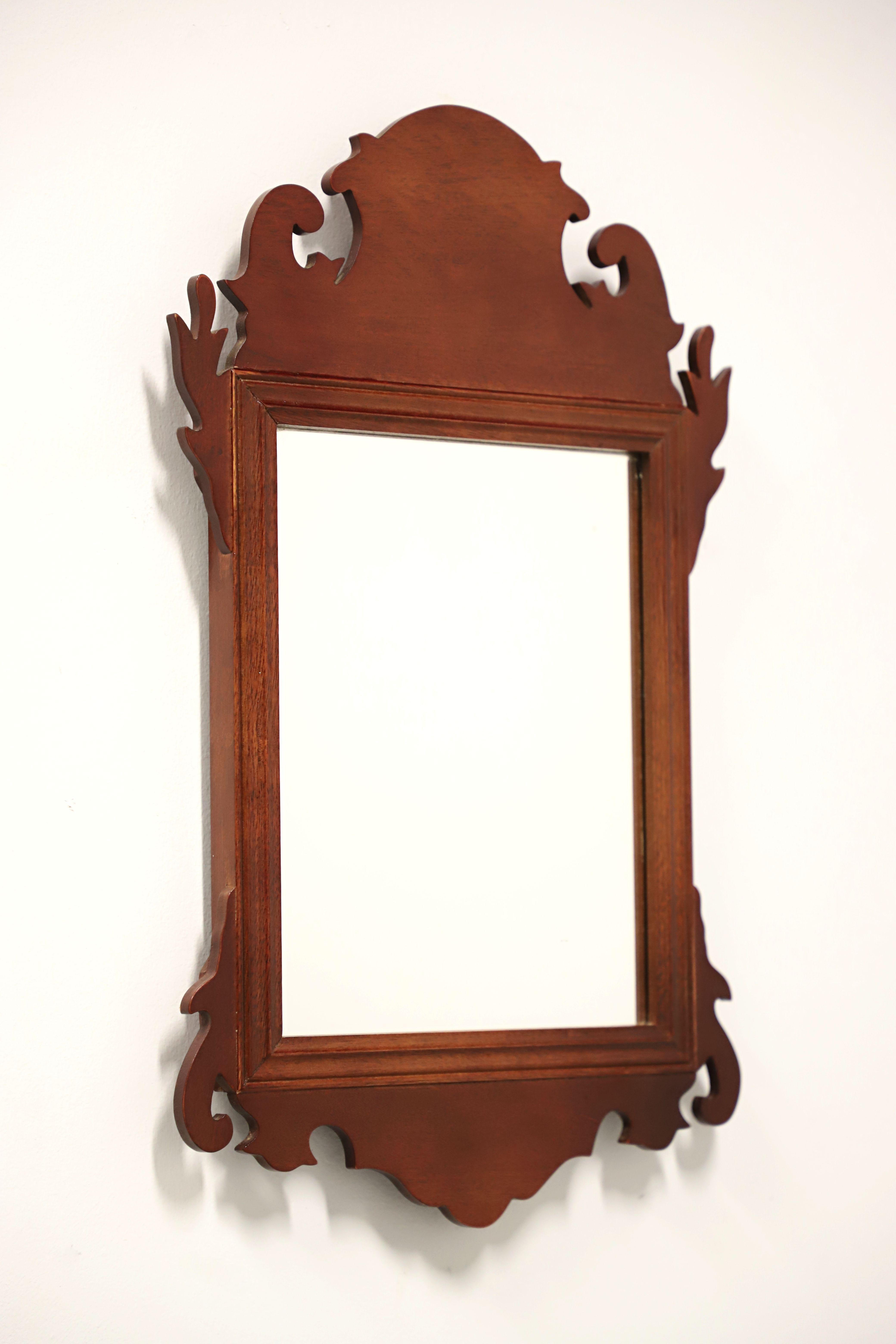 VIRGINIA METALCRAFTERS Mahogany Colonial Williamsburg Petite Wall Mirror For Sale 3