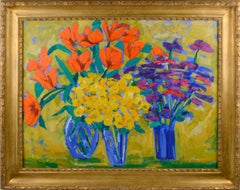 Mid Century Post Impressionism Bouquets Still Life