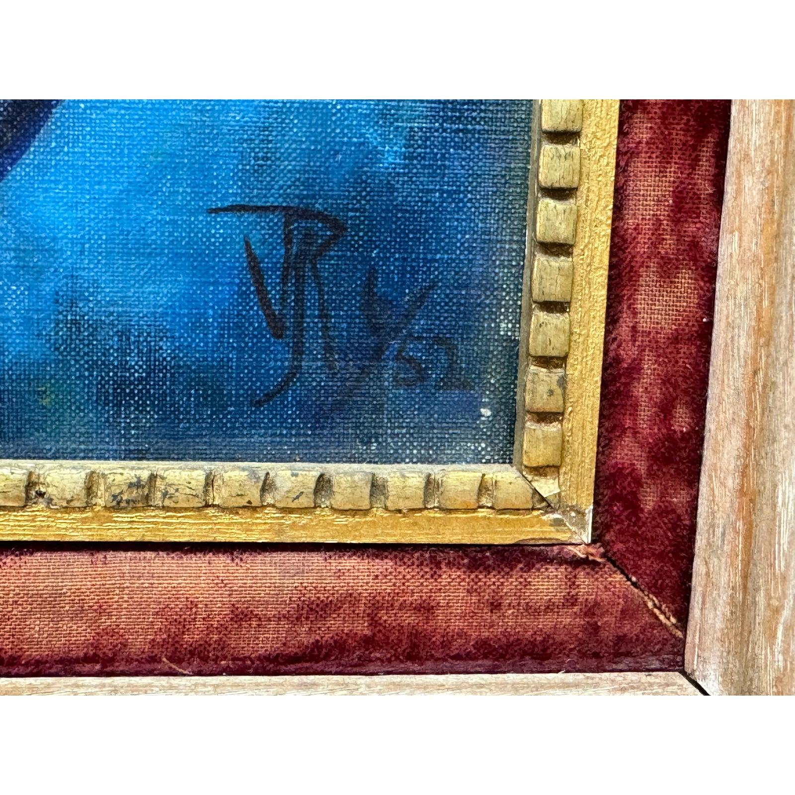 Ritratto di ragazzo - Painting di Virginia Sevier Rogers